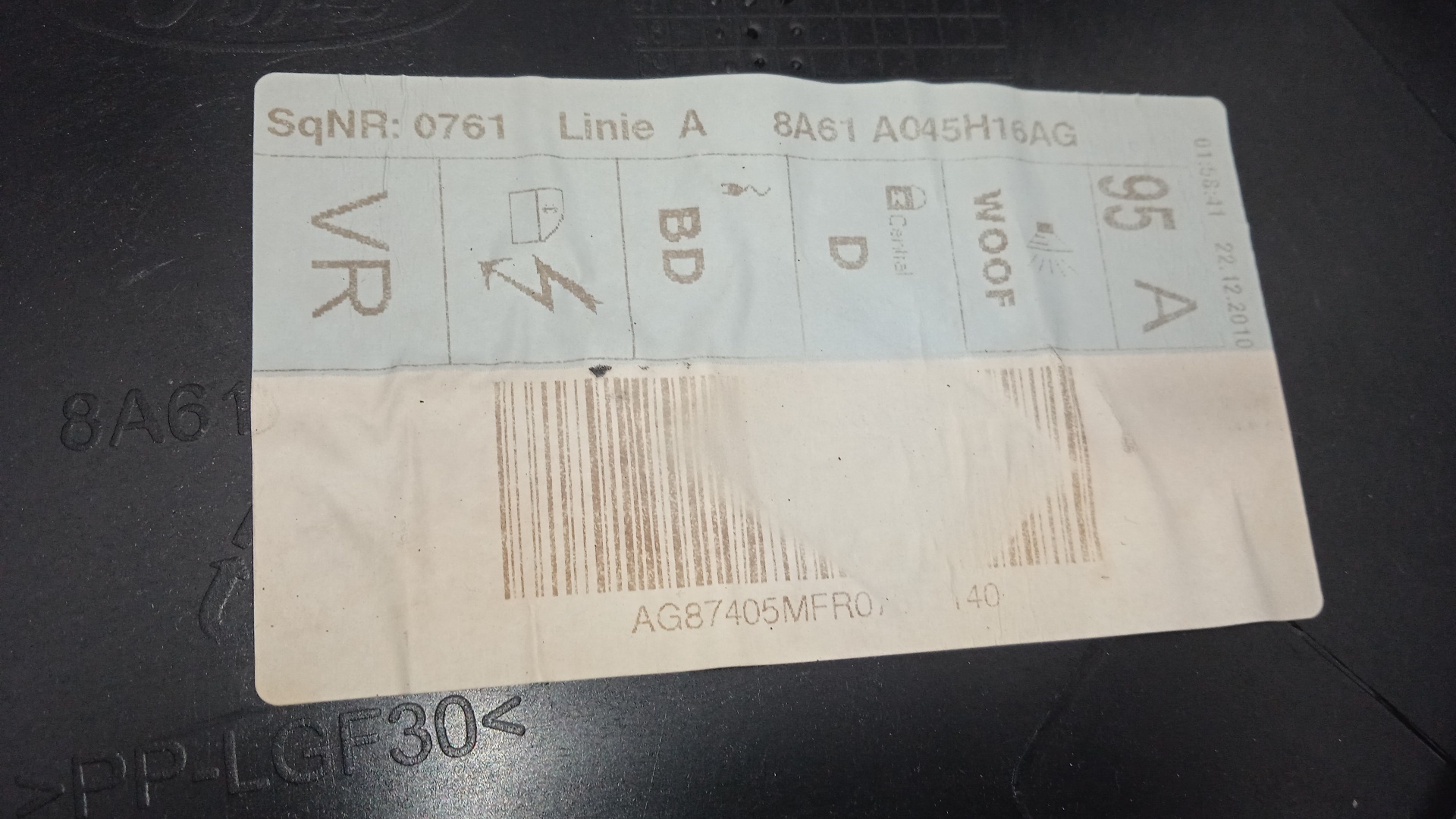 ELEVALUNAS DELANTERO DERECHO FORD FIESTA SNJB