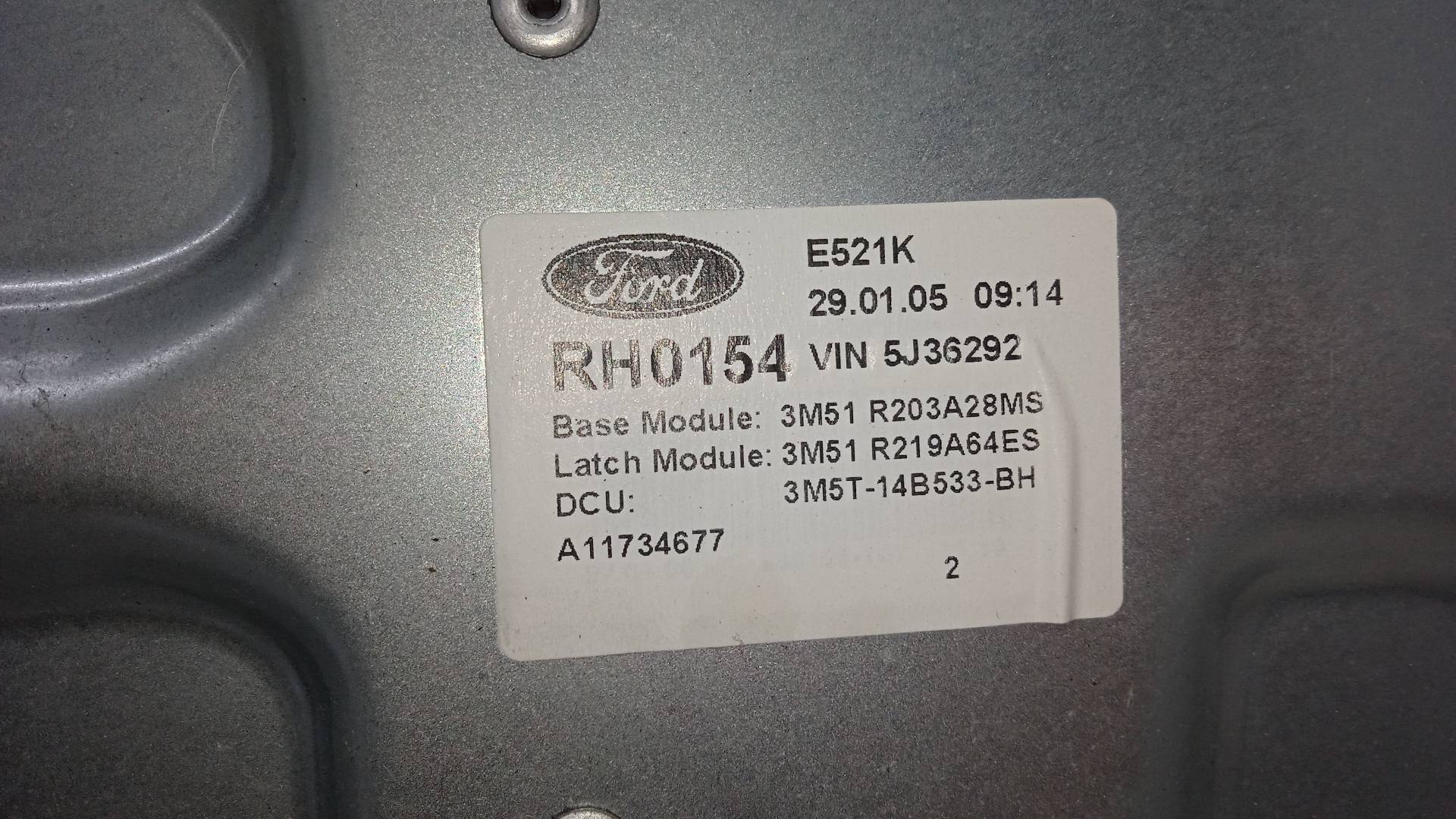 ELEVALUNAS DELANTERO DERECHO FORD FOCUS 