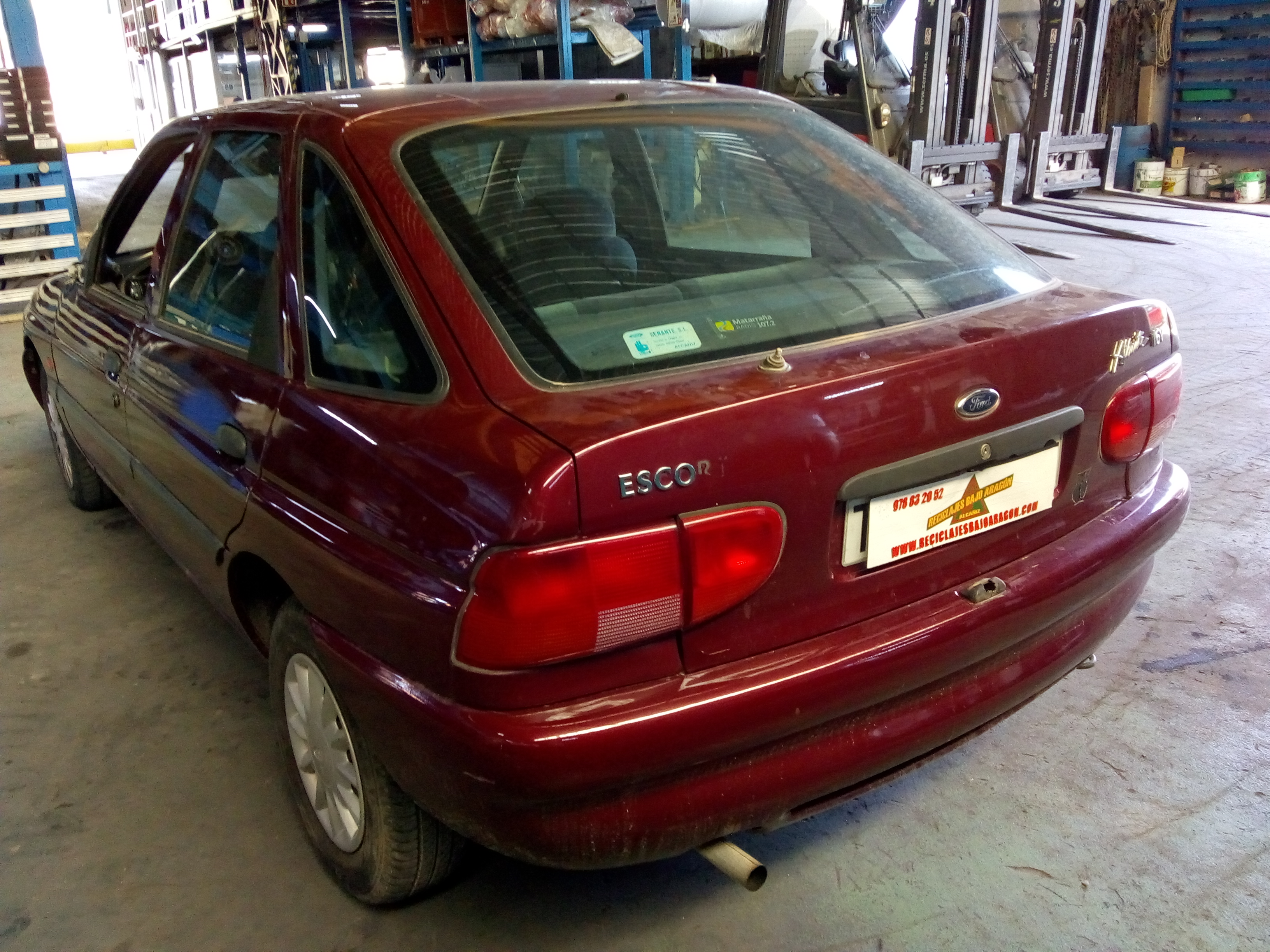 PILOTO TRASERO IZQUIERDO FORD ESCORT L1E