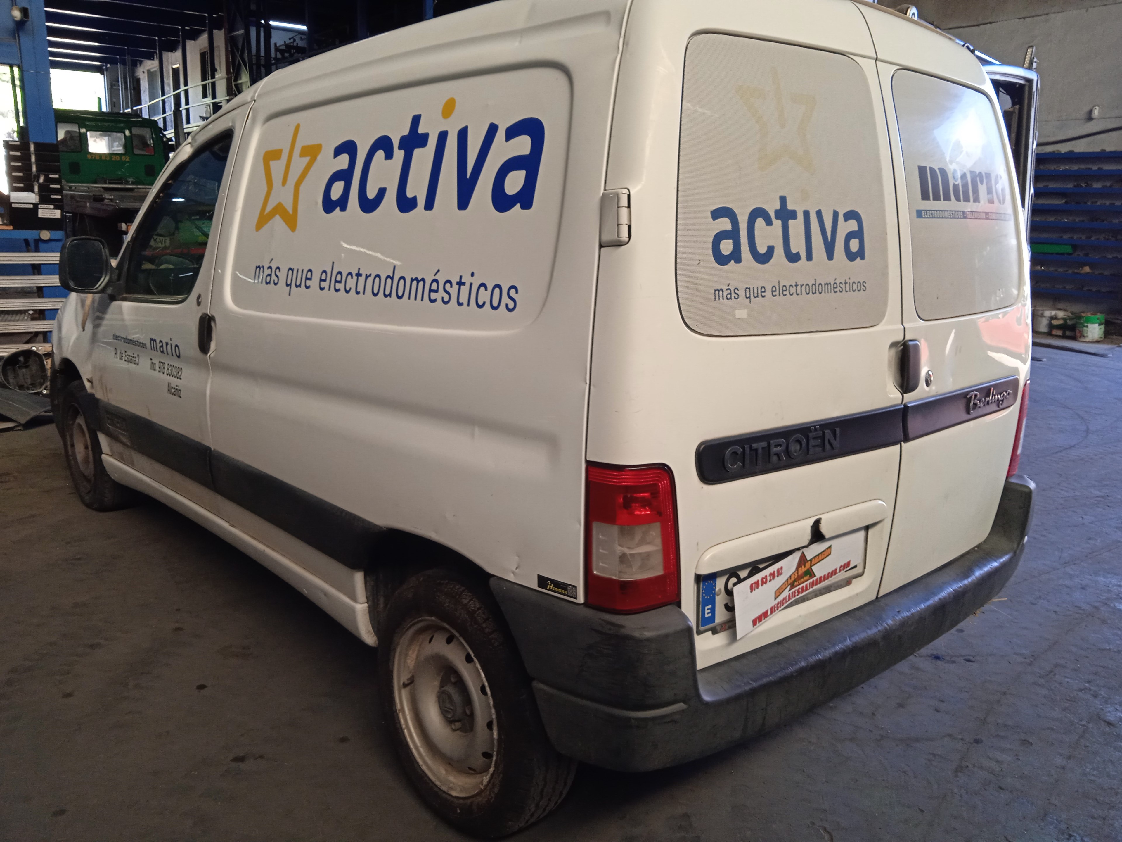 ELEVALUNAS DELANTERO DERECHO CITROEN BERLINGO 9HX