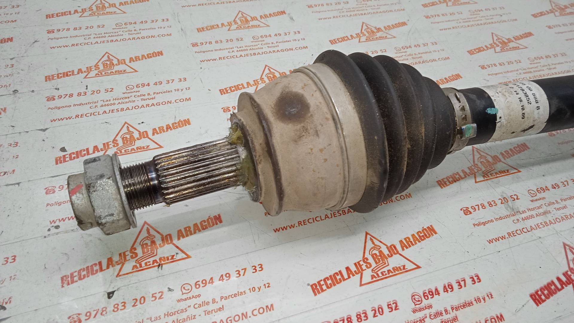 TRANSMISION DELANTERA DERECHA CITROEN NEMO 8HS