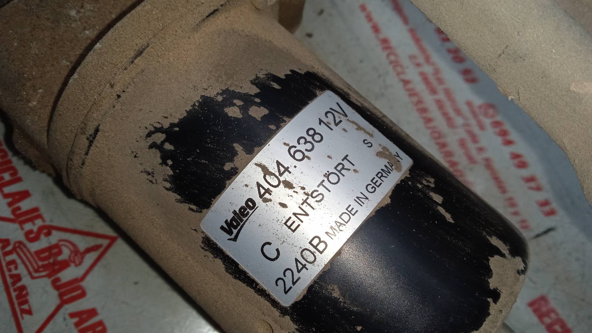 MOTOR LIMPIA DELANTERO CITROEN C4 BERLINA 9HX