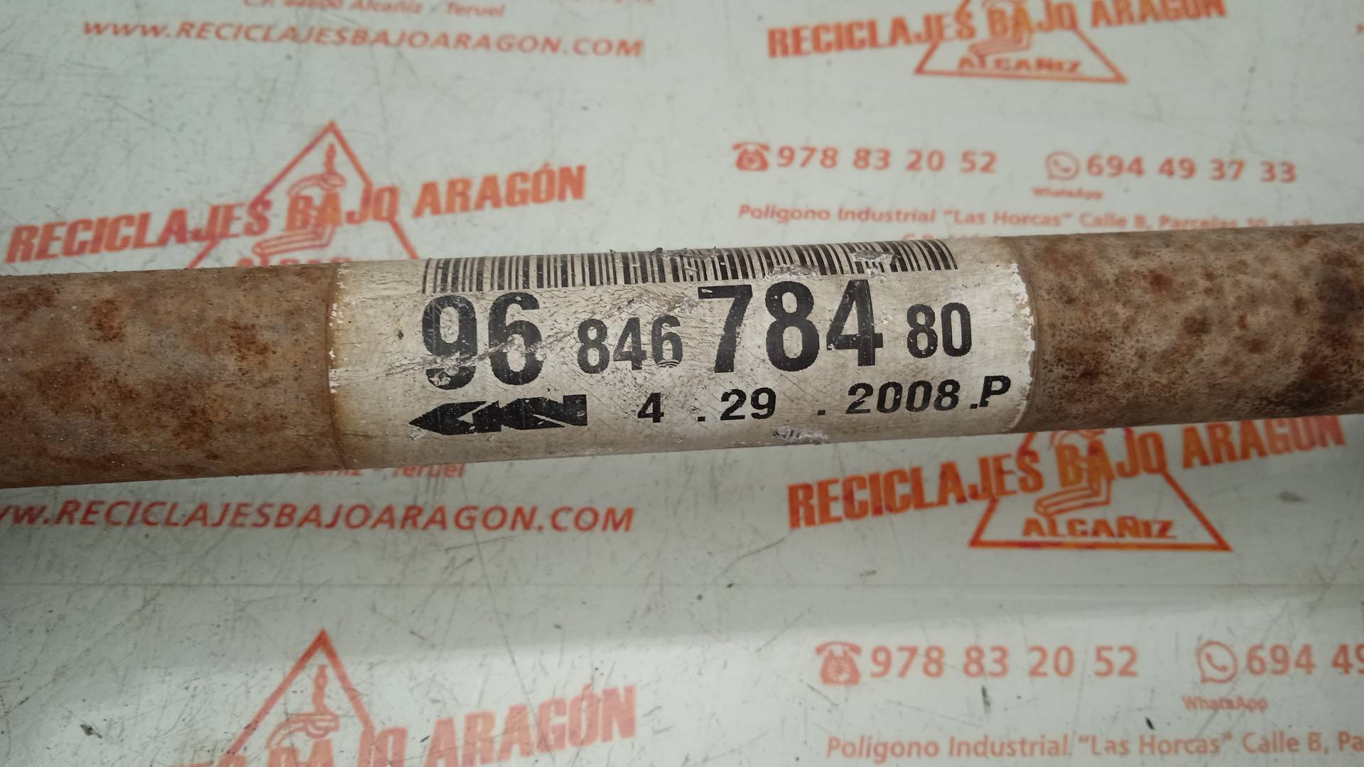 TRANSMISION DELANTERA IZQUIERDA CITROEN C2 8HZ