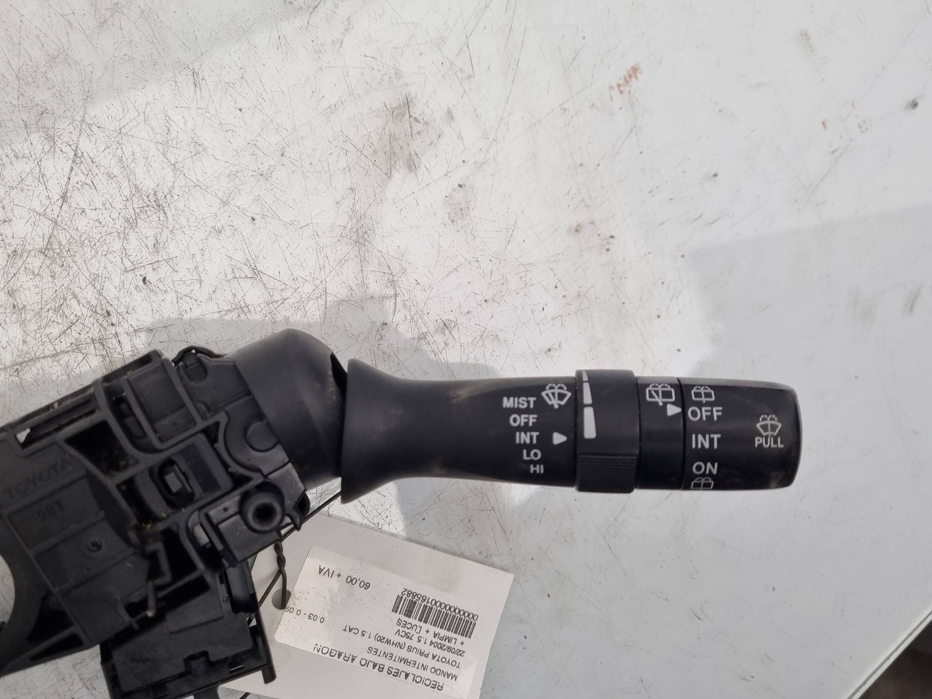 MANDO INTERMITENTES TOYOTA PRIUS G 1NZ-FXE