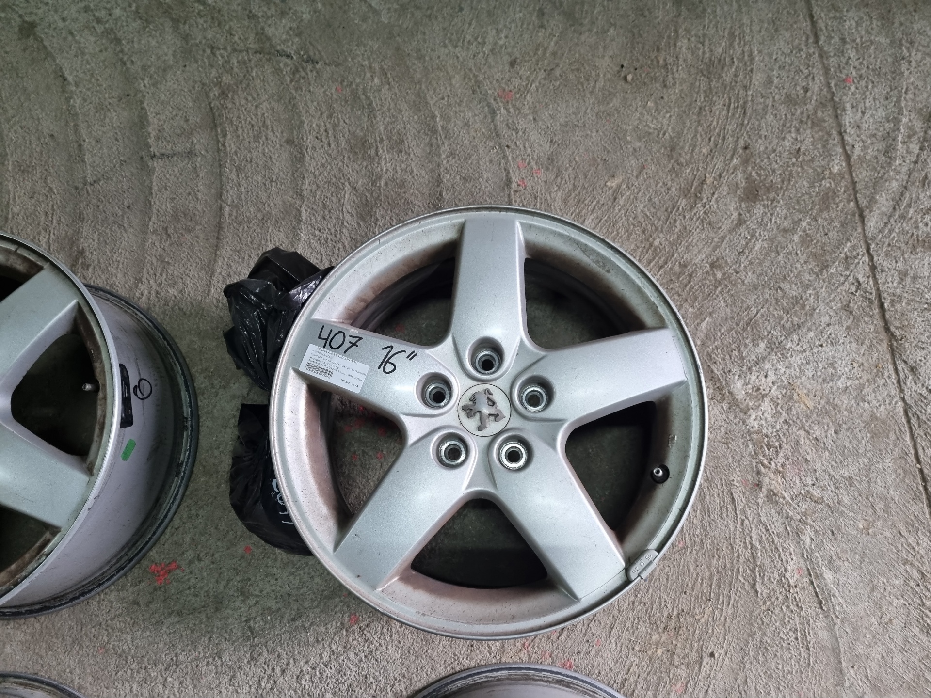 JUEGO LLANTAS PEUGEOT 407 9HZ