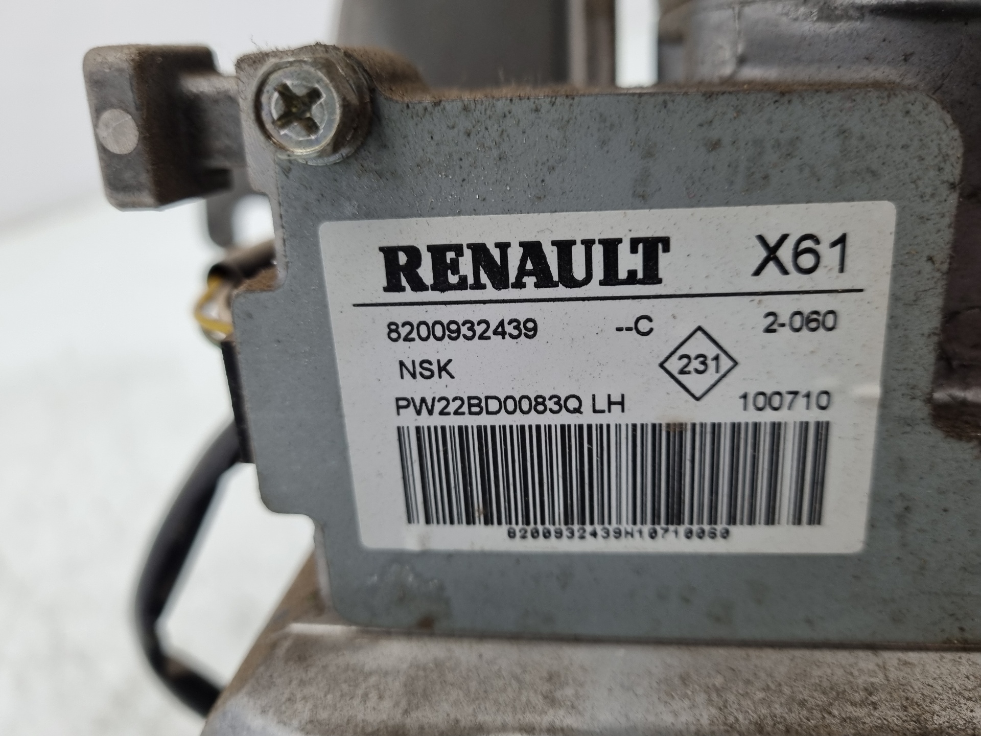 COLUMNA DIRECCION RENAULT KANGOO D/K9K C8