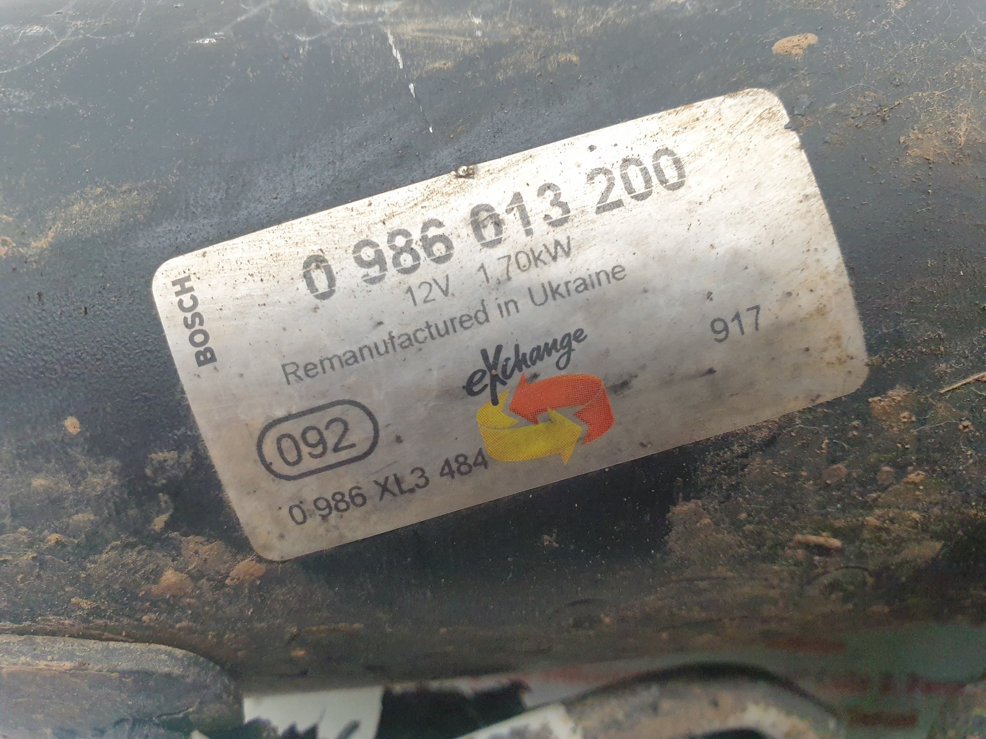 MOTOR ARRANQUE RENAULT KANGOO F8Q P6