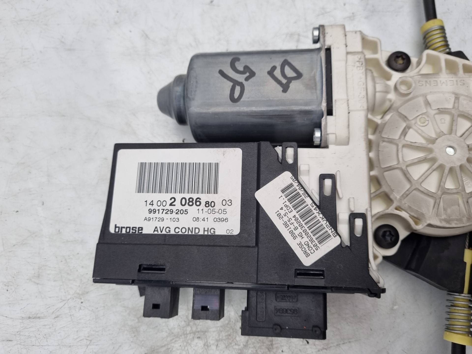 ELEVALUNAS DELANTERO IZQUIERDO FIAT ULYSSE 4HW(DW12ATED4)