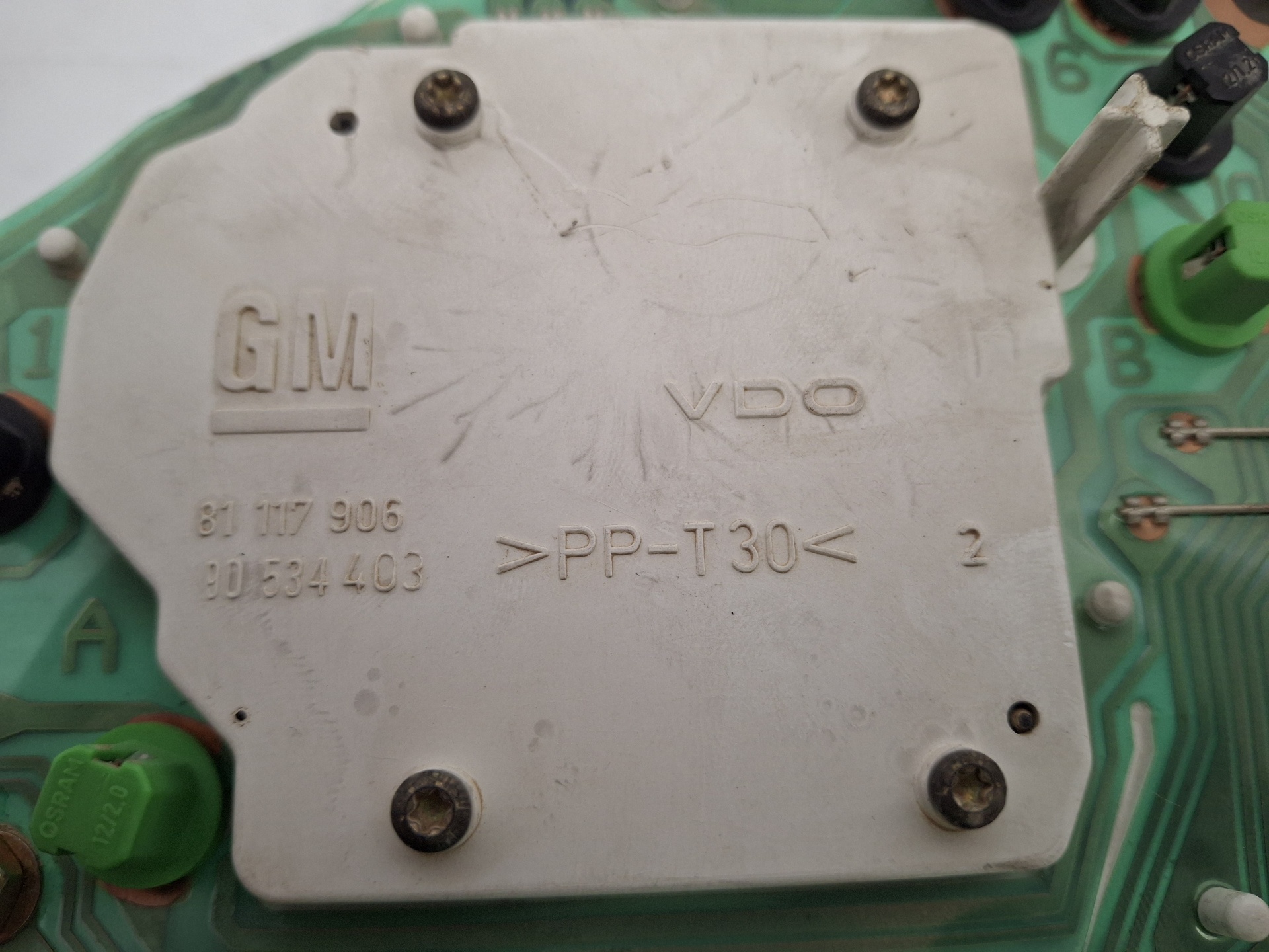 CUADRO INSTRUMENTOS OPEL KADETT X17D