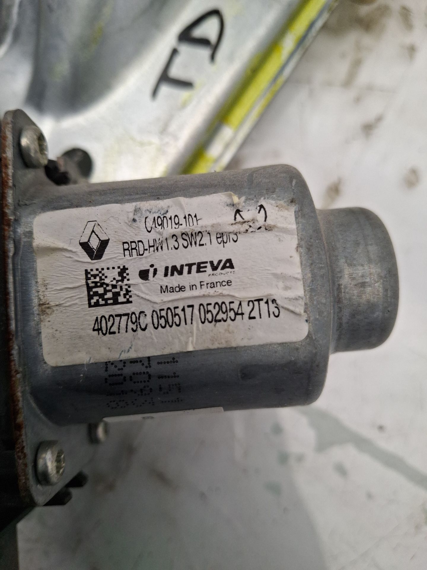 ELEVALUNAS TRASERO DERECHO RENAULT MEGANE 