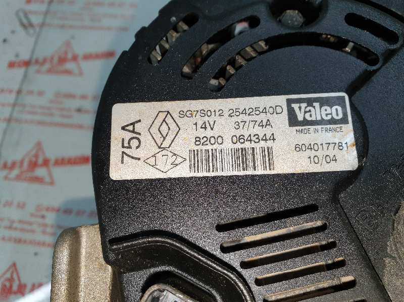 ALTERNADOR RENAULT KANGOO D7F G7