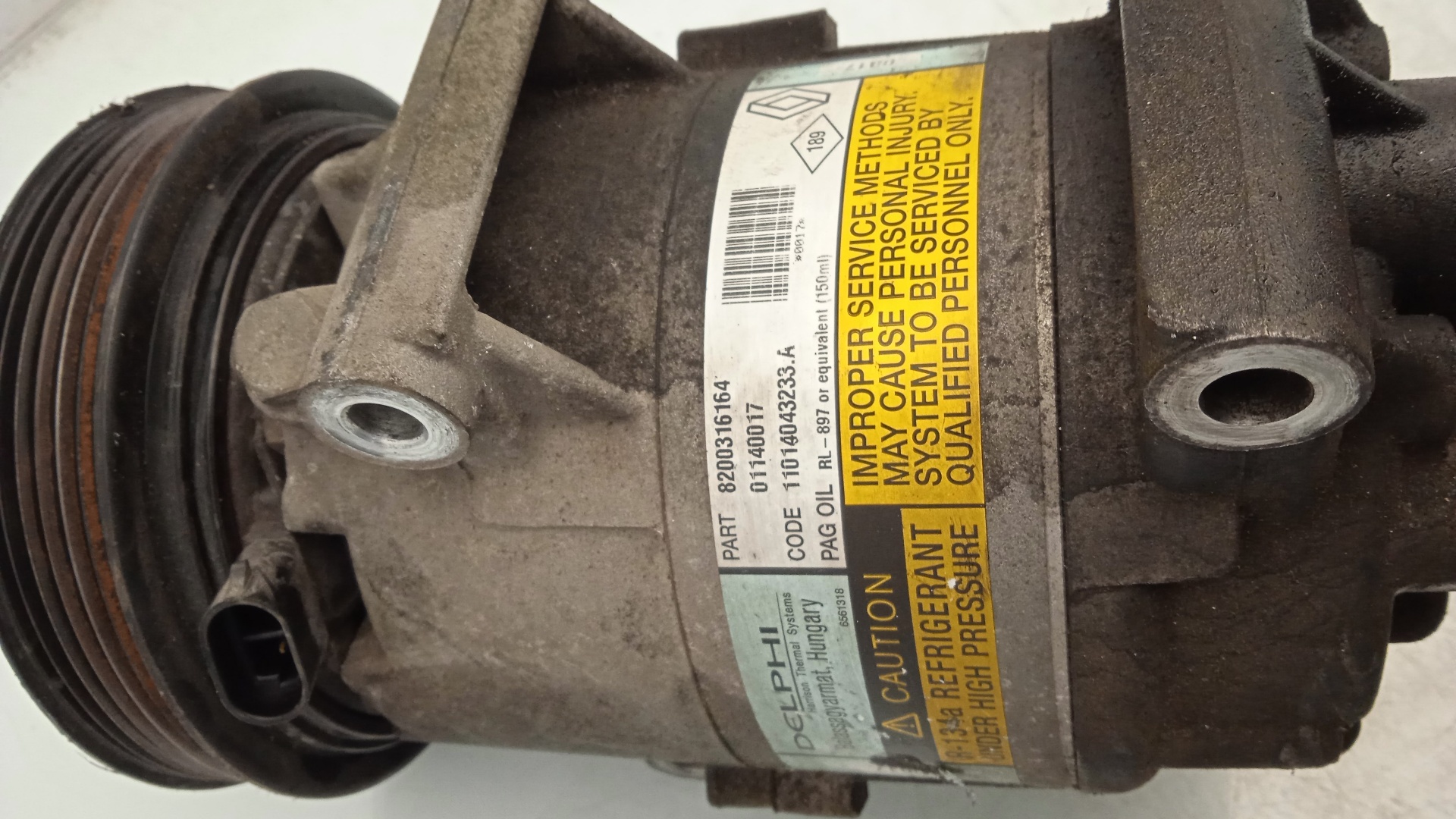 COMPRESOR AIRE ACONDICIONADO NISSAN ALMERA K9K