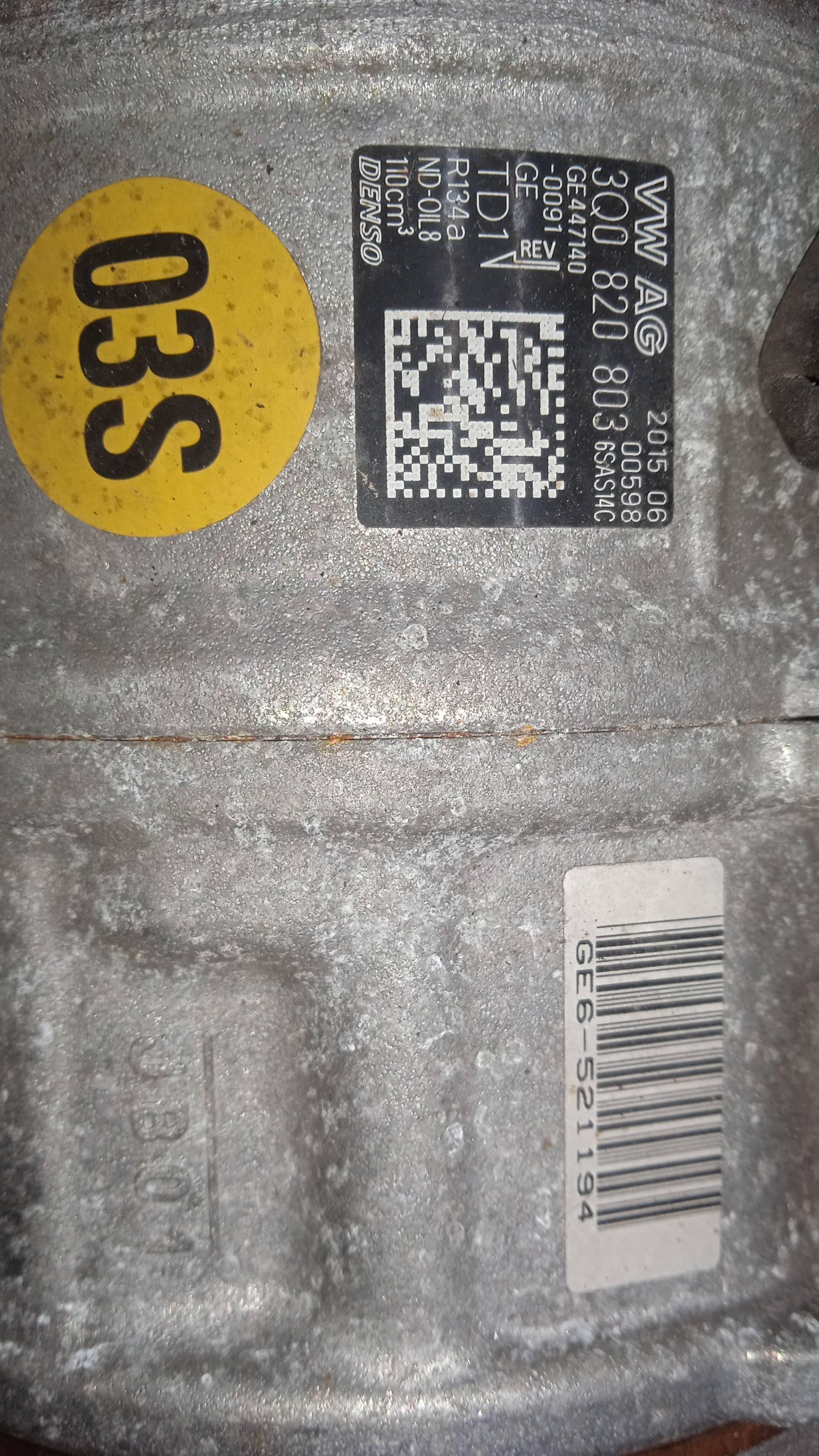 COMPRESOR AIRE ACONDICIONADO VOLKSWAGEN PASSAT DCZ