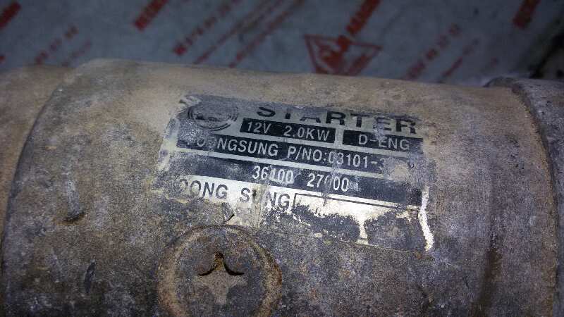 MOTOR ARRANQUE HYUNDAI SANTA D4EA