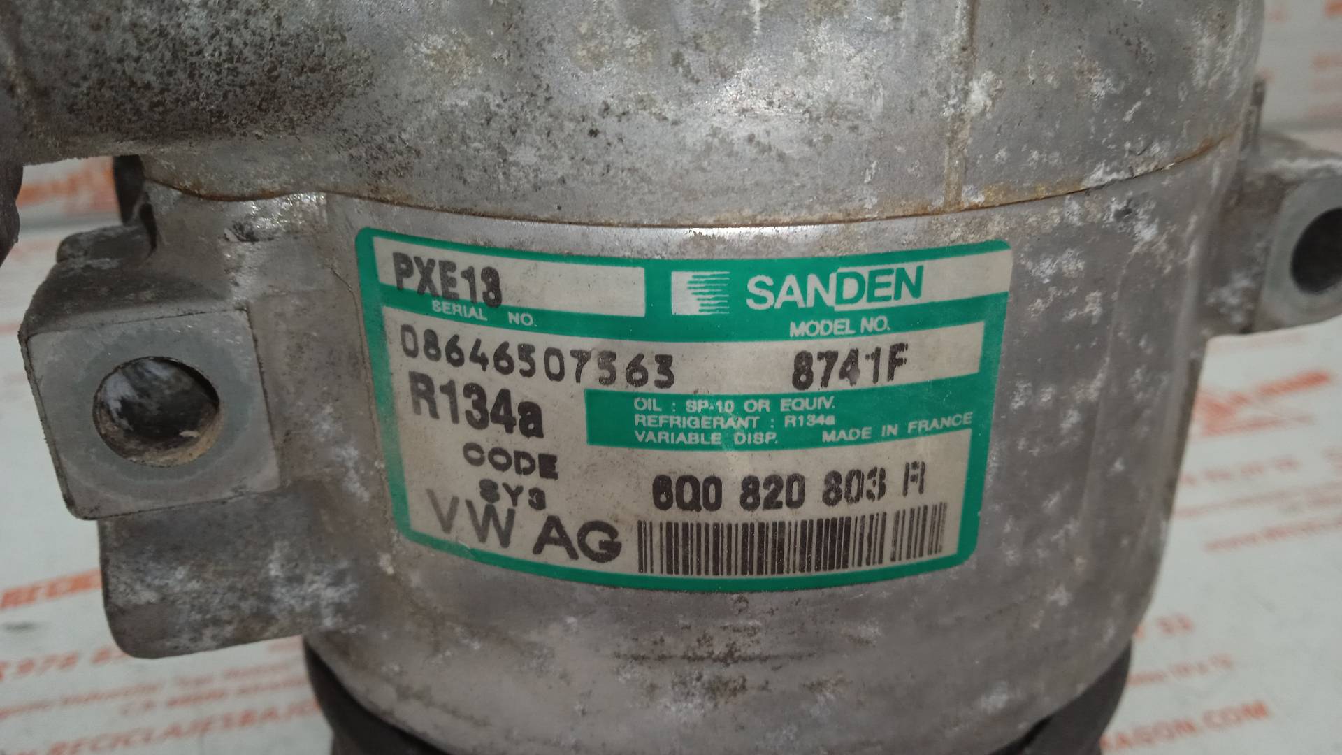 COMPRESOR AIRE ACONDICIONADO VOLKSWAGEN POLO BKY