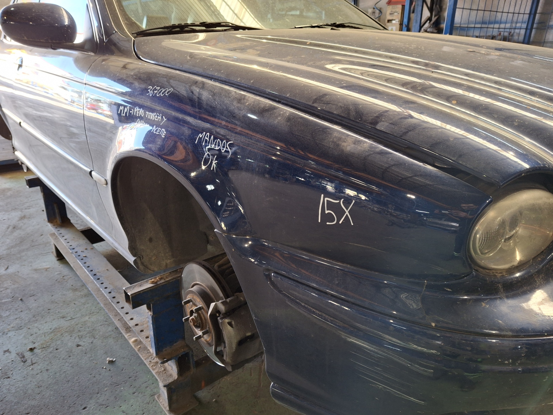 ALETA DELANTERA DERECHA JAGUAR X-TYPE 5B