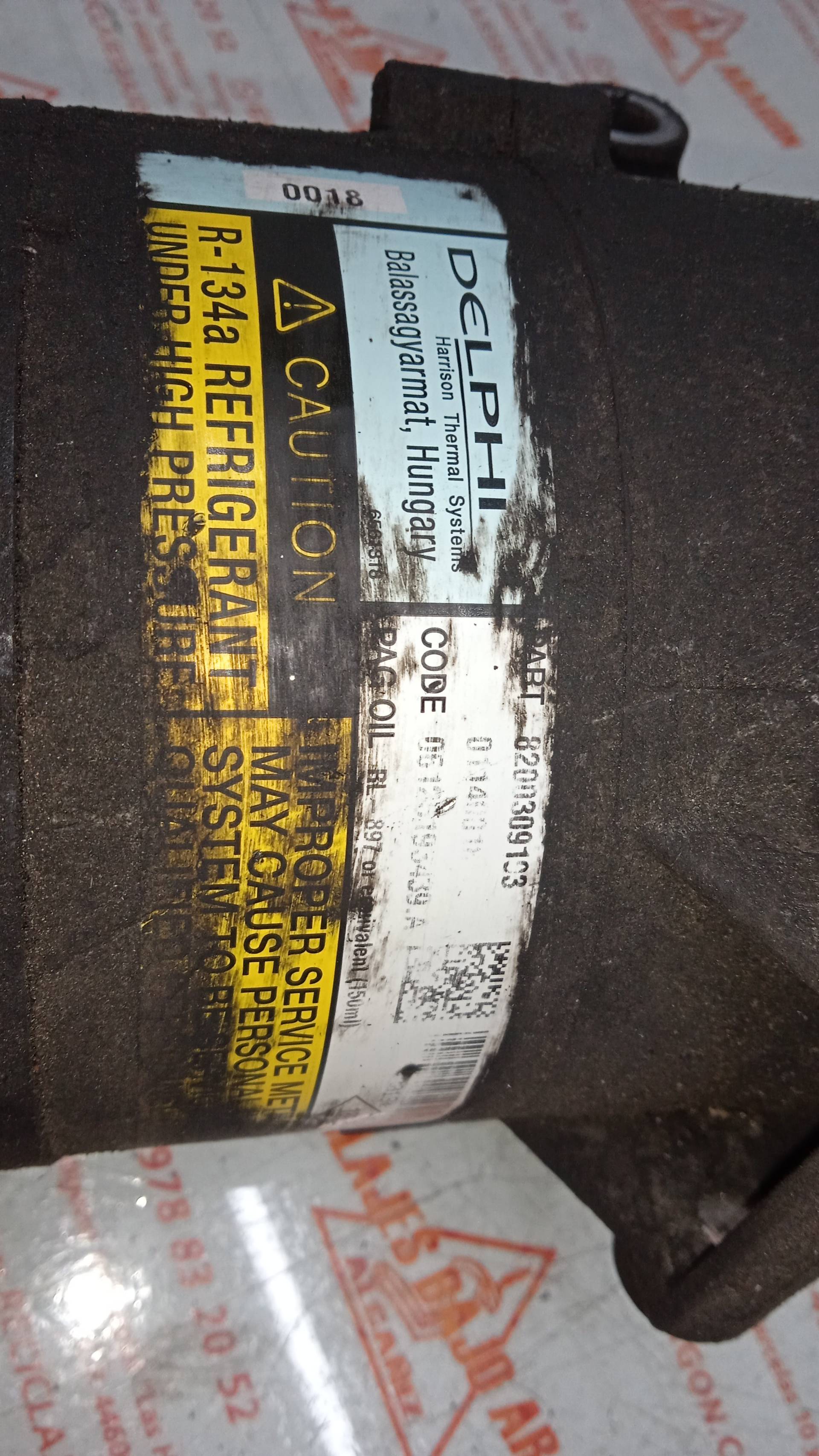 COMPRESOR AIRE ACONDICIONADO RENAULT SC?NIC F9Q D8