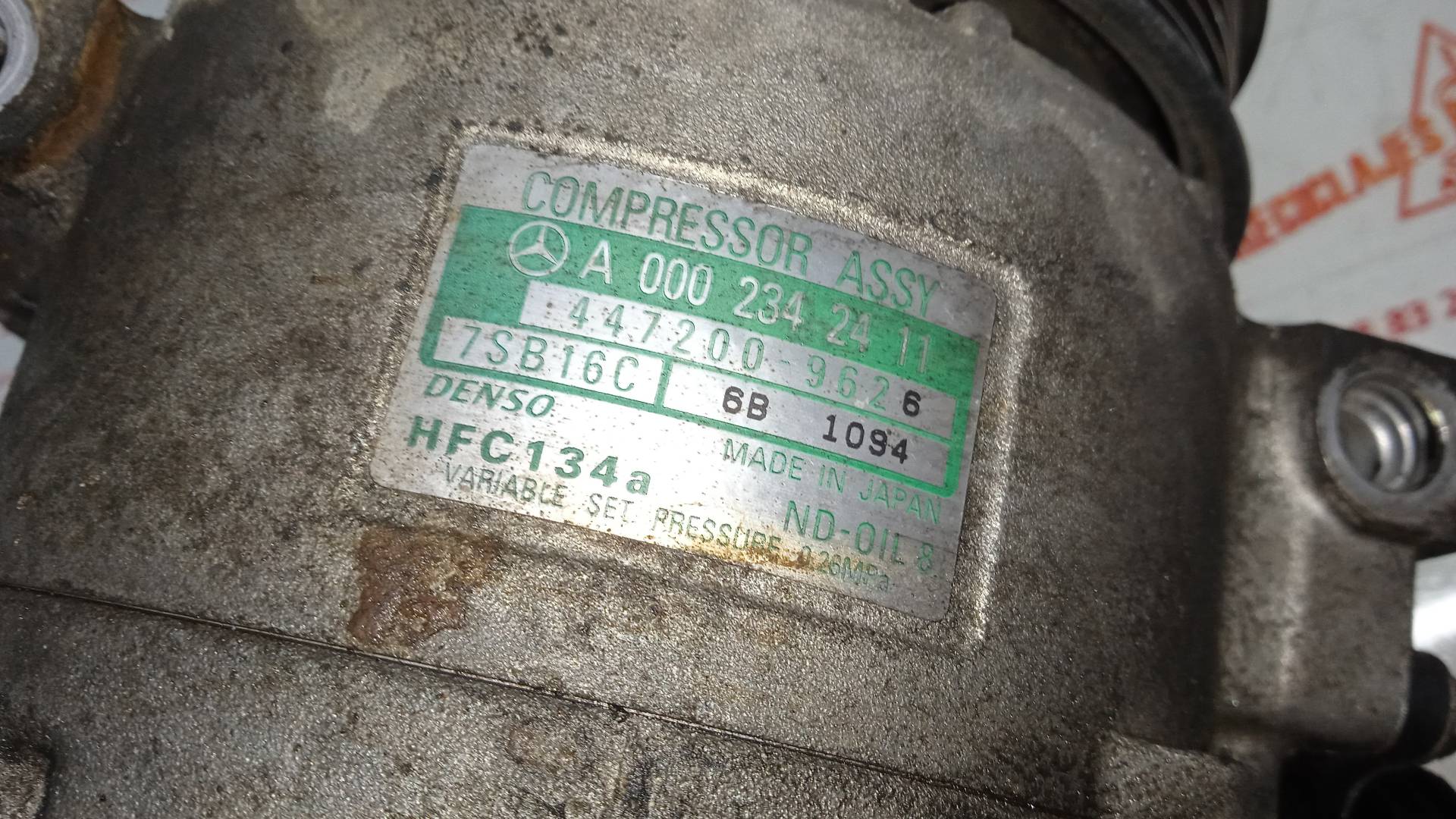 COMPRESOR AIRE ACONDICIONADO MERCEDES-BENZ SPRINTE 612981