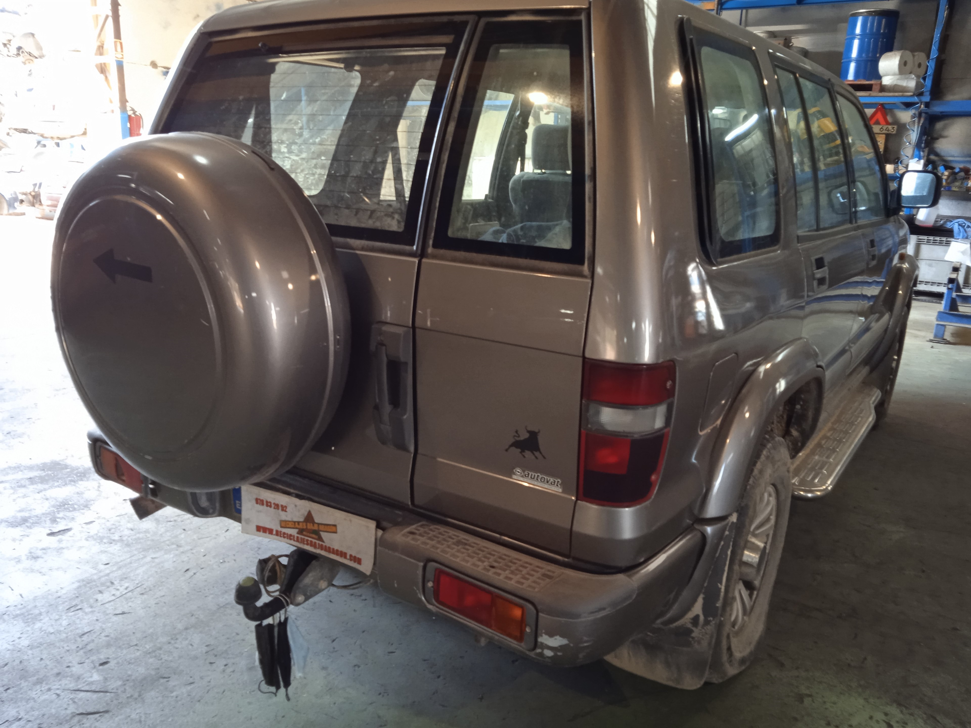 WARNING ISUZU TROOPER 4JX1