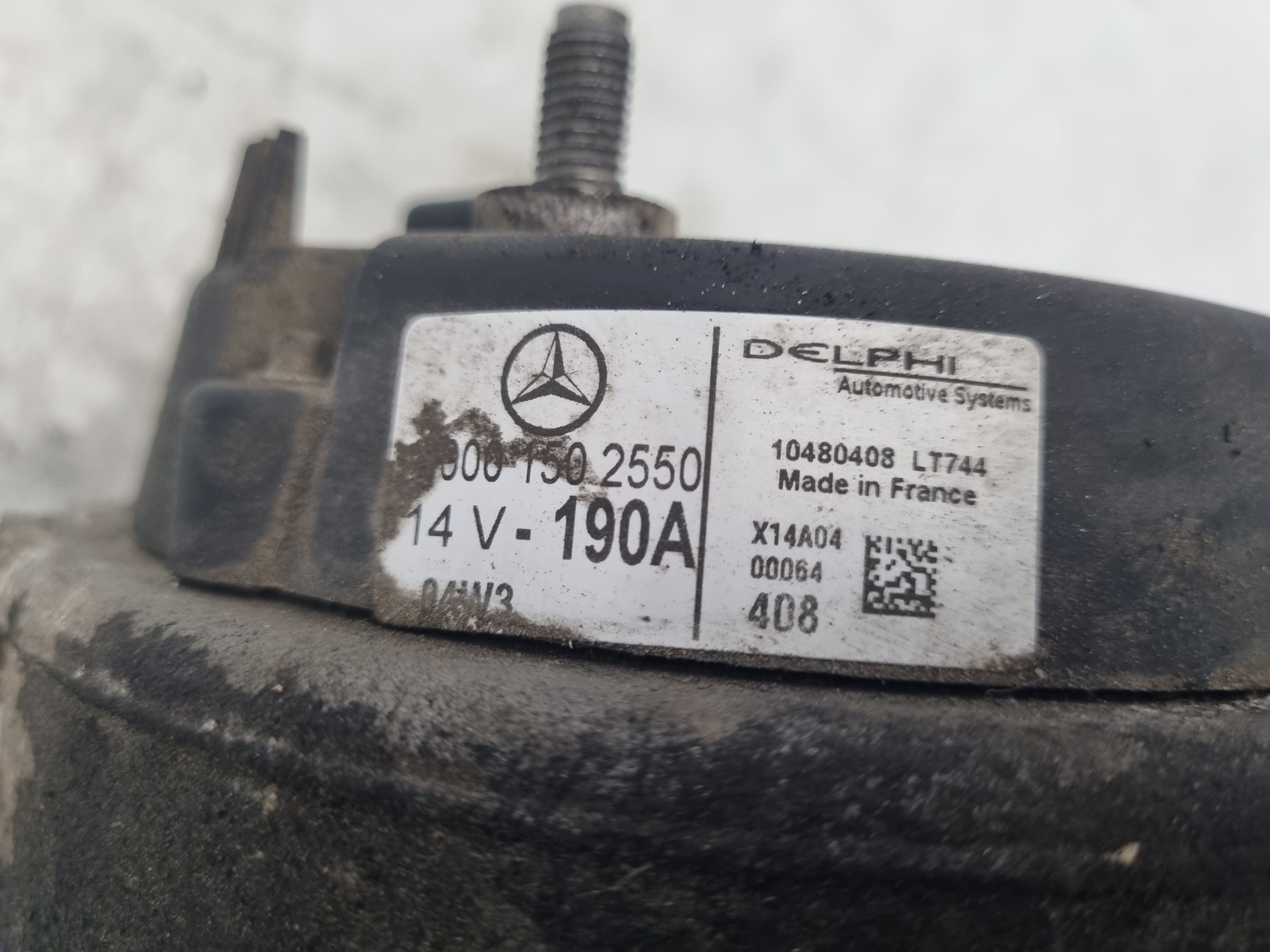 ALTERNADOR MERCEDES-BENZ CLASE M 612963