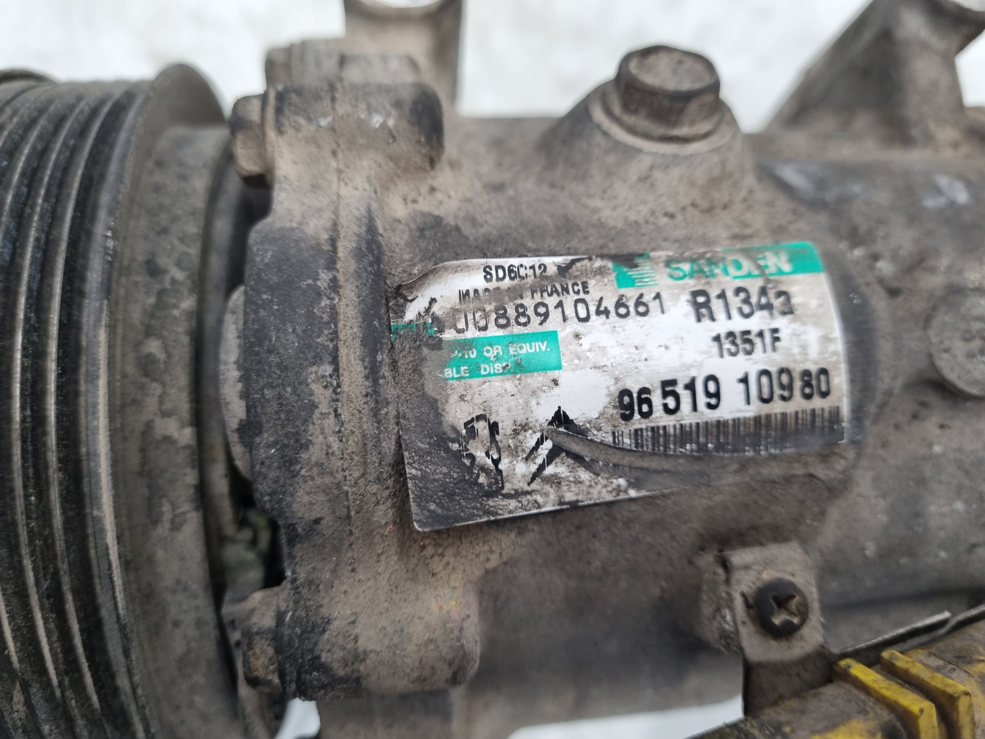 COMPRESOR AIRE ACONDICIONADO PEUGEOT 307 BERLINA ( 9HZ