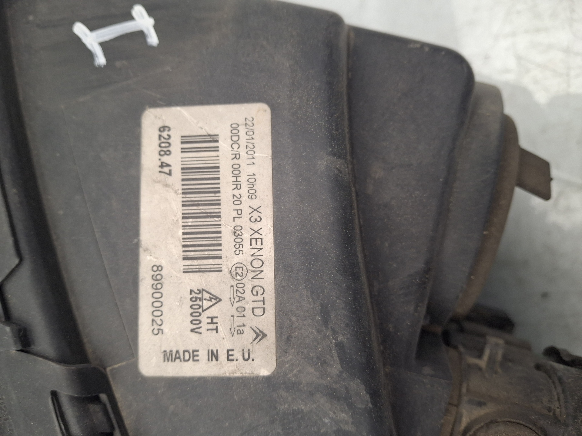 FARO IZQUIERDO CITROEN C5 BERLINA RHR