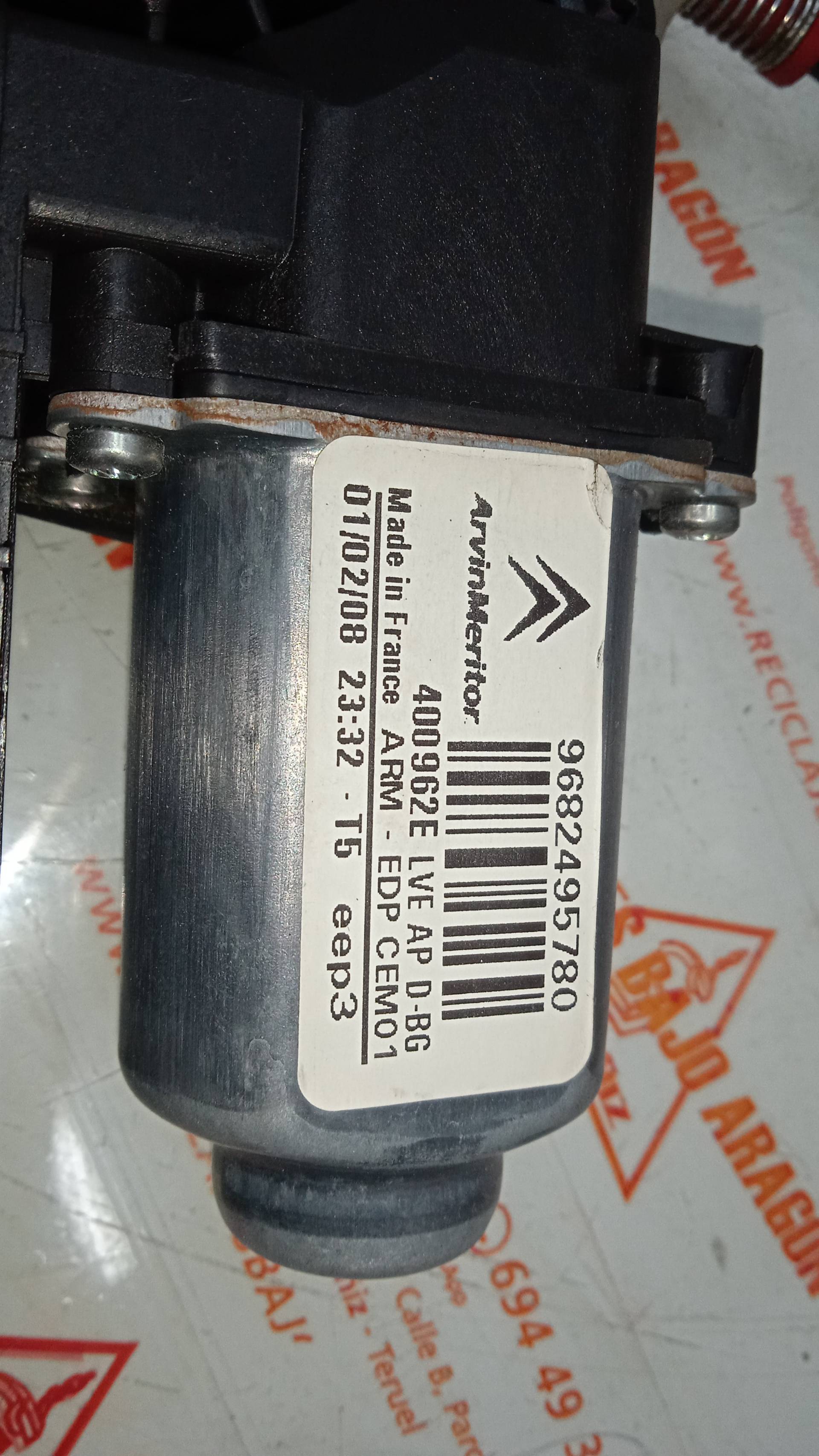 ELEVALUNAS DELANTERO DERECHO CITROEN C4 9HZ