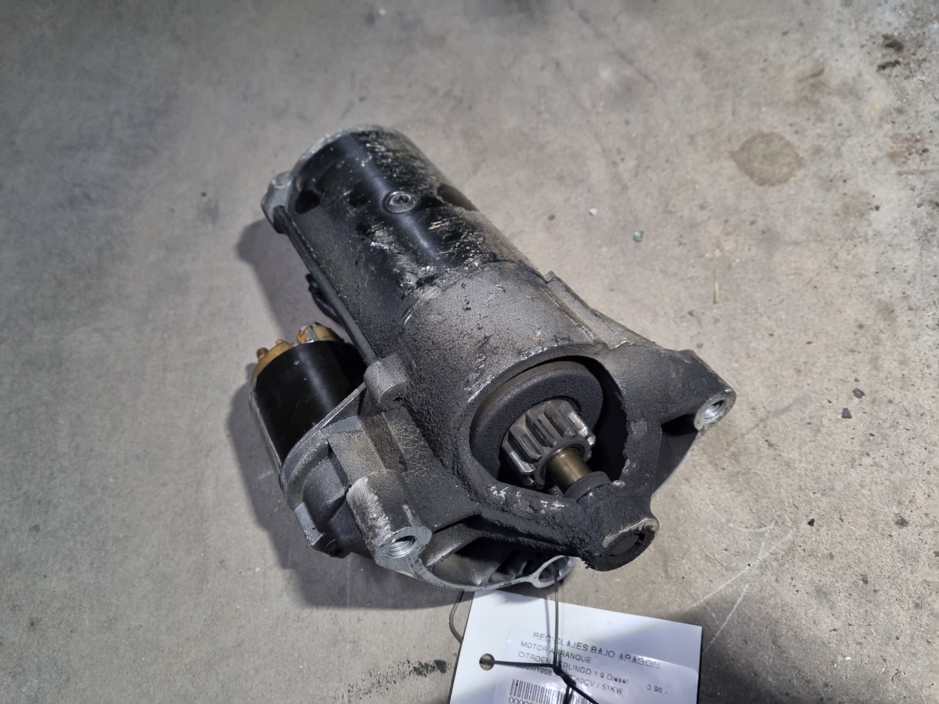 MOTOR ARRANQUE CITROEN BERLINGO D9B