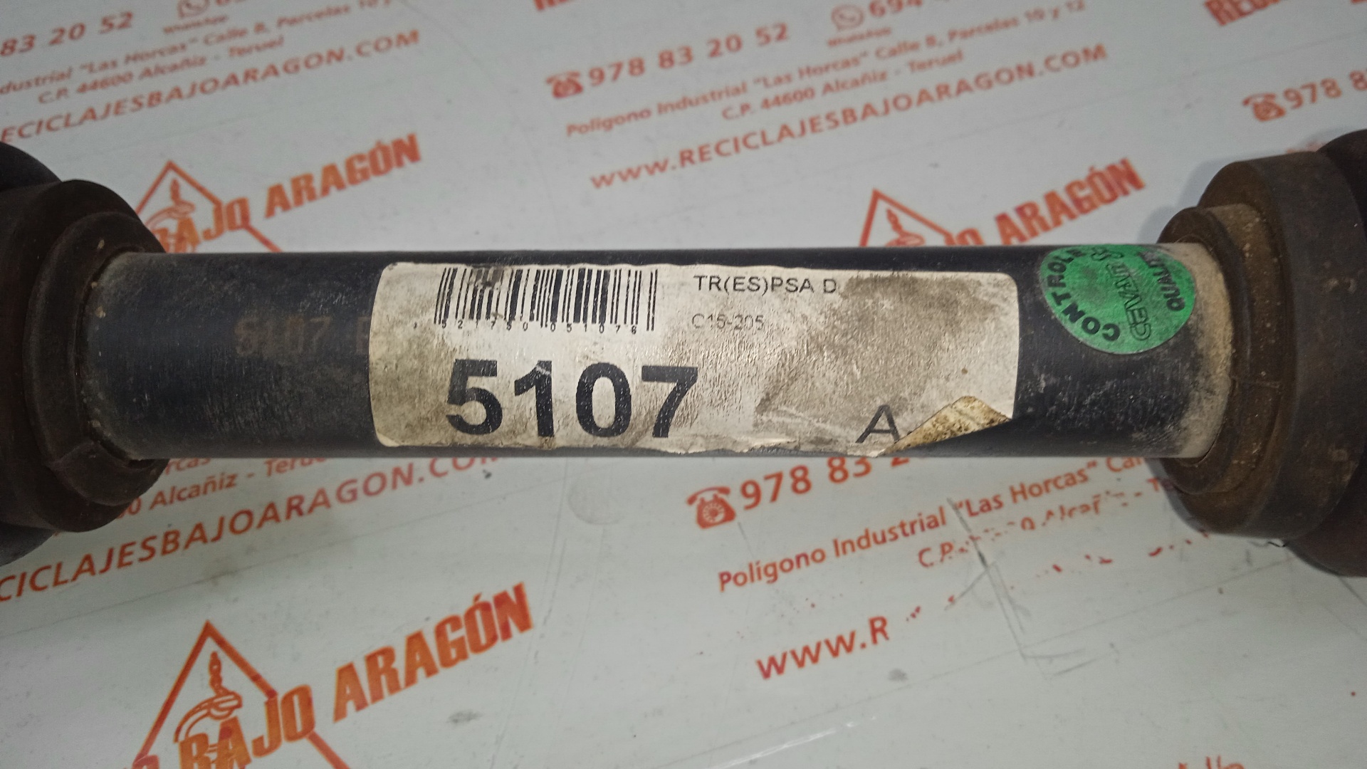 TRANSMISION DELANTERA DERECHA CITROEN AX 