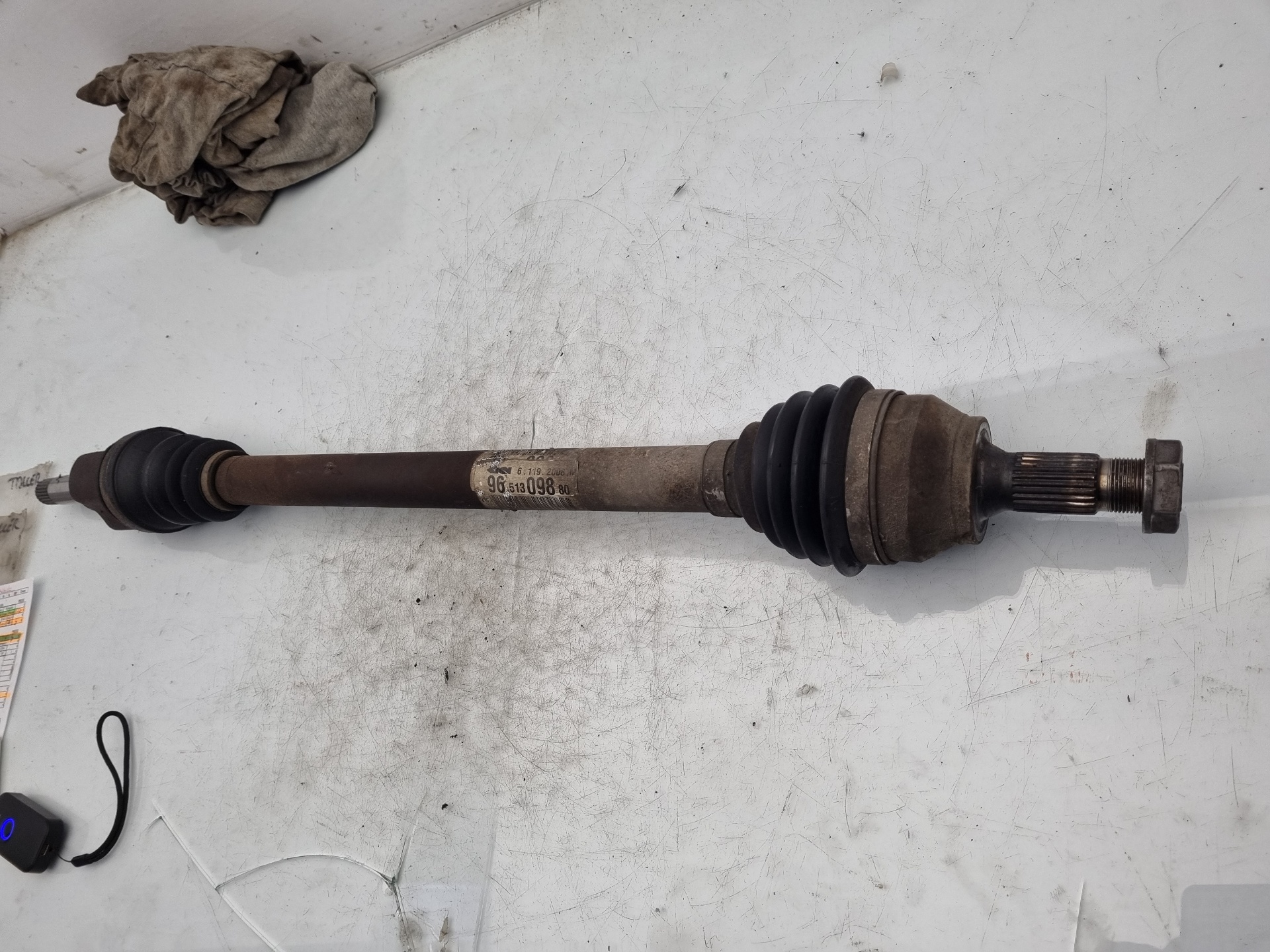 TRANSMISION DELANTERA DERECHA PEUGEOT 207/207+ 5FW