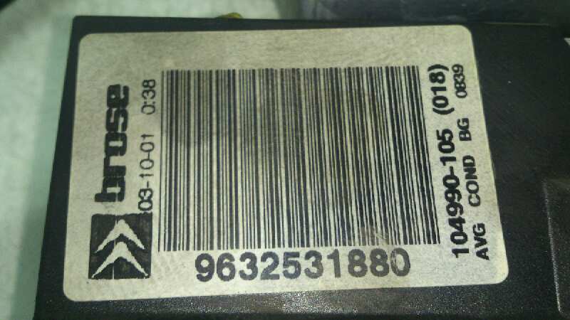 ELEVALUNAS DELANTERO IZQUIERDO CITROEN C5 BERLINA RHZ