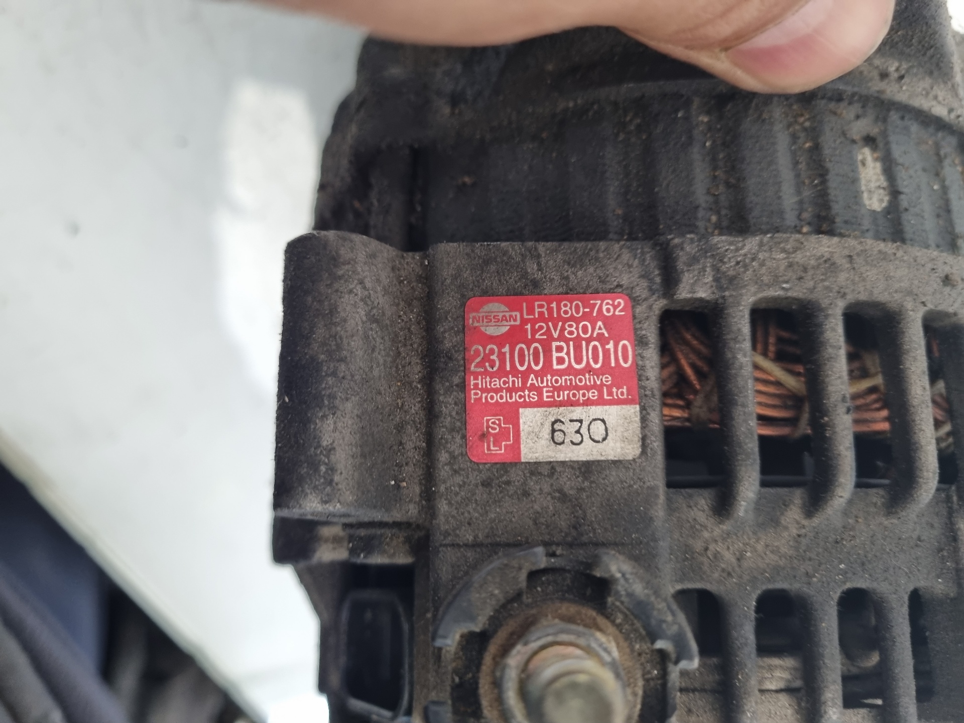 ALTERNADOR NISSAN PRIMERA QG18DE