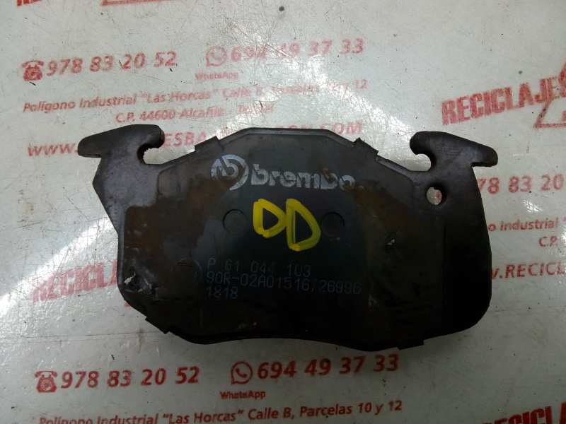 PASTILLAS DE FRENO RENAULT RAPID/EXPRESS (F40) F8Q
