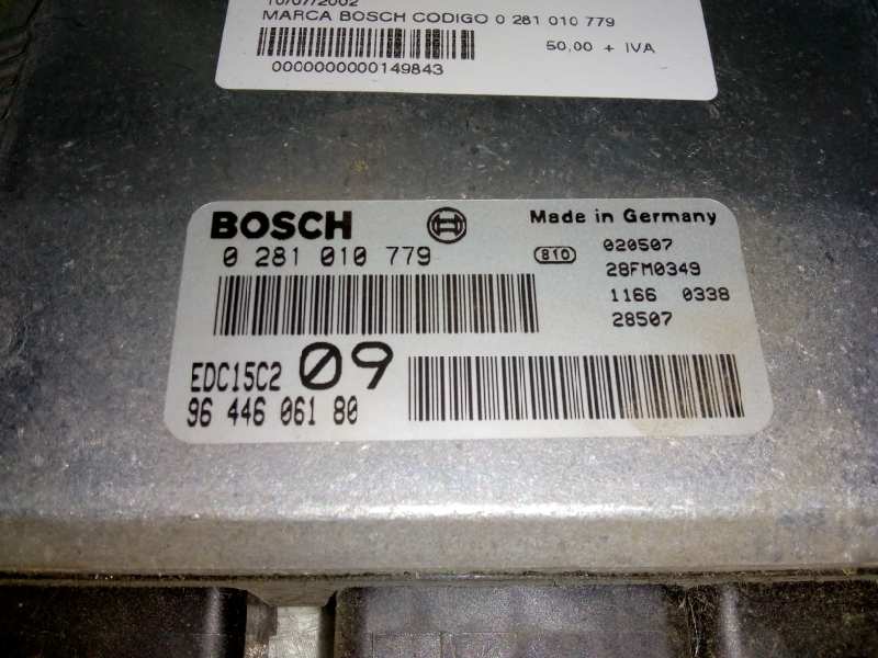 CENTRALITA MOTOR UCE PEUGEOT 307 (S1) RHS