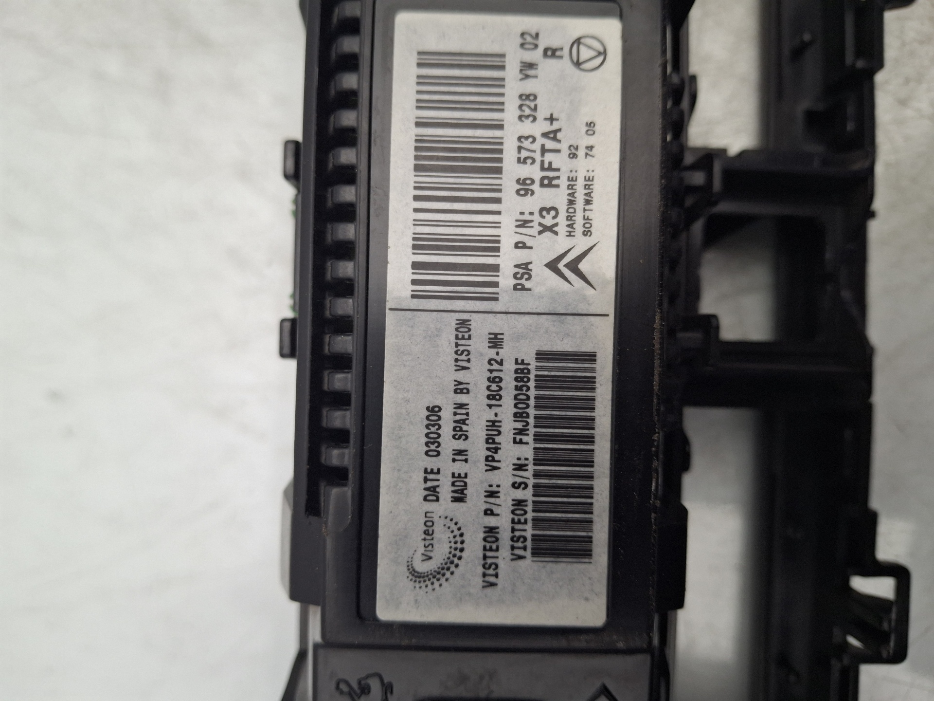 MANDO CALEFACCION / AIRE ACONDICIONADO CITROEN C5  RHR