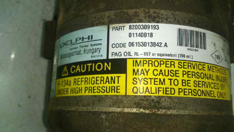 COMPRESOR AIRE ACONDICIONADO NISSAN PRIMERA F9Q