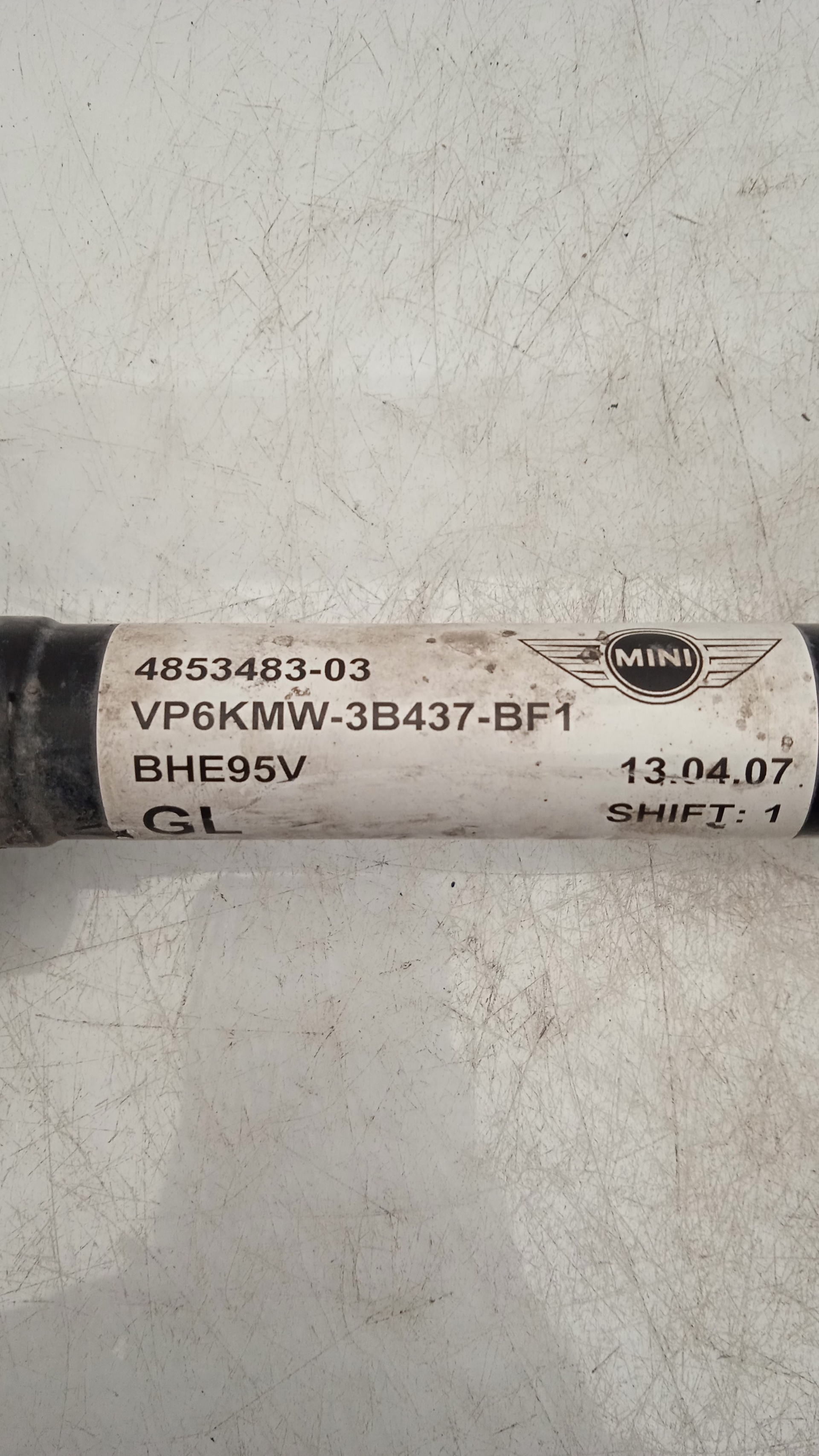 TRANSMISION DELANTERA IZQUIERDA MINI MINI 9HZ