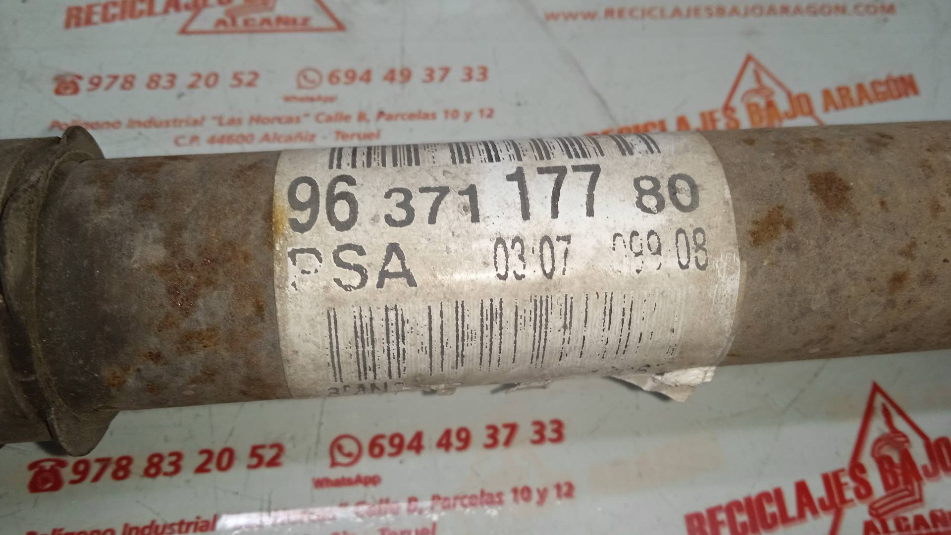 TRANSMISION DELANTERA IZQUIERDA CITROEN C4 BERLINA 9HX (DV6ATED4)