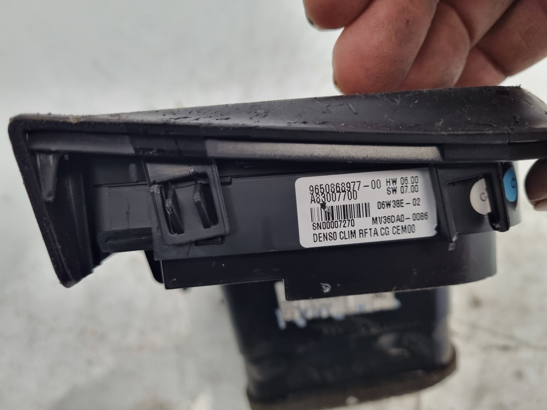 MANDO CLIMATIZADOR CITROEN C4 9HZ