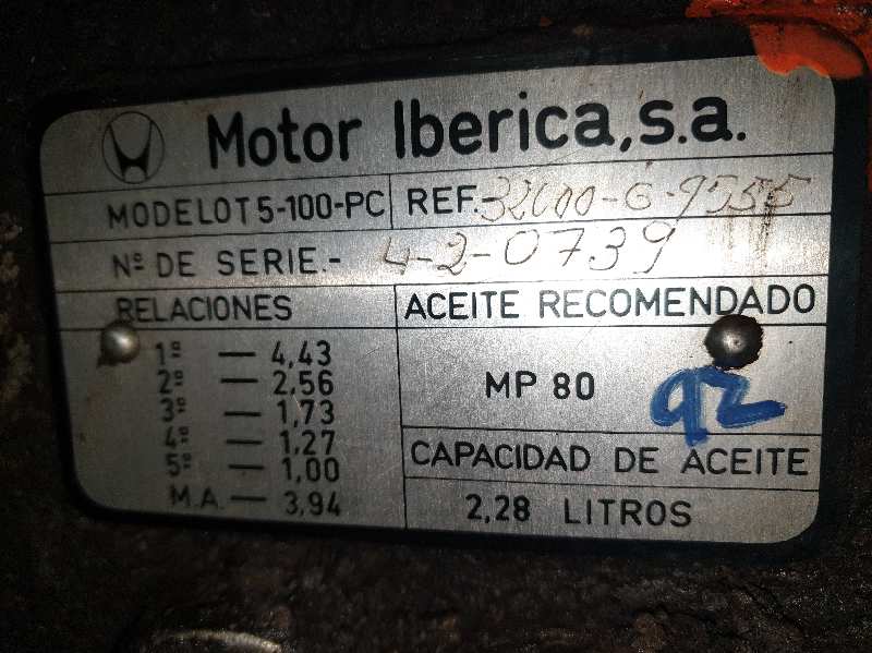 CAJA CAMBIOS NISSAN PATROL MD27HA
