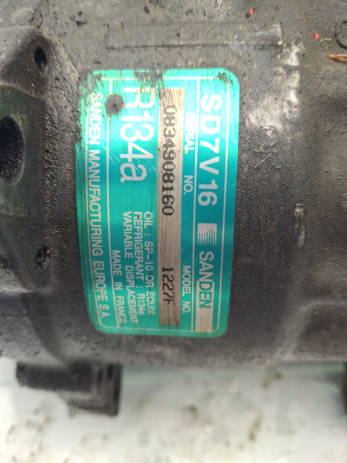 COMPRESOR AIRE ACONDICIONADO PEUGEOT 206 