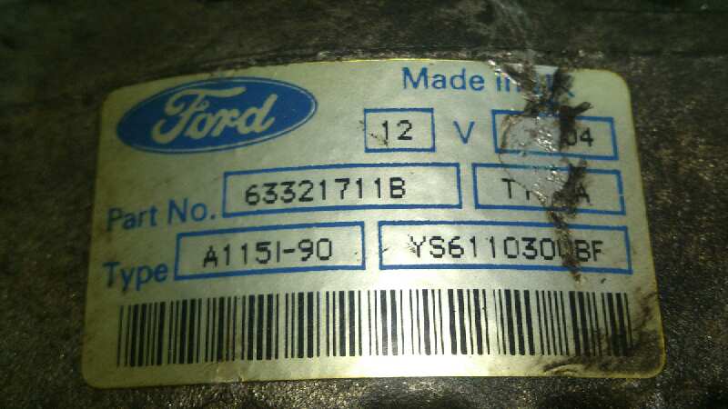ALTERNADOR FORD FIESTA RTJ