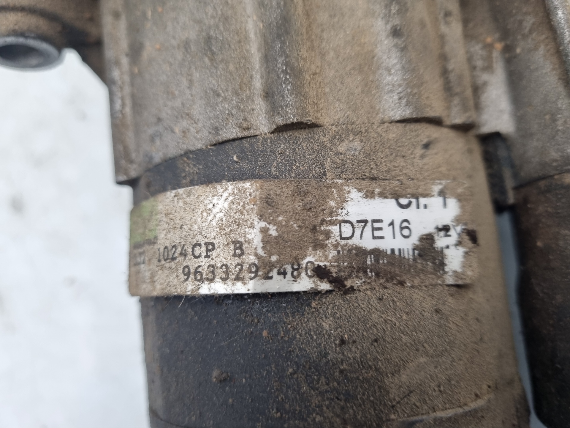 MOTOR ARRANQUE CITROEN C3 KFV