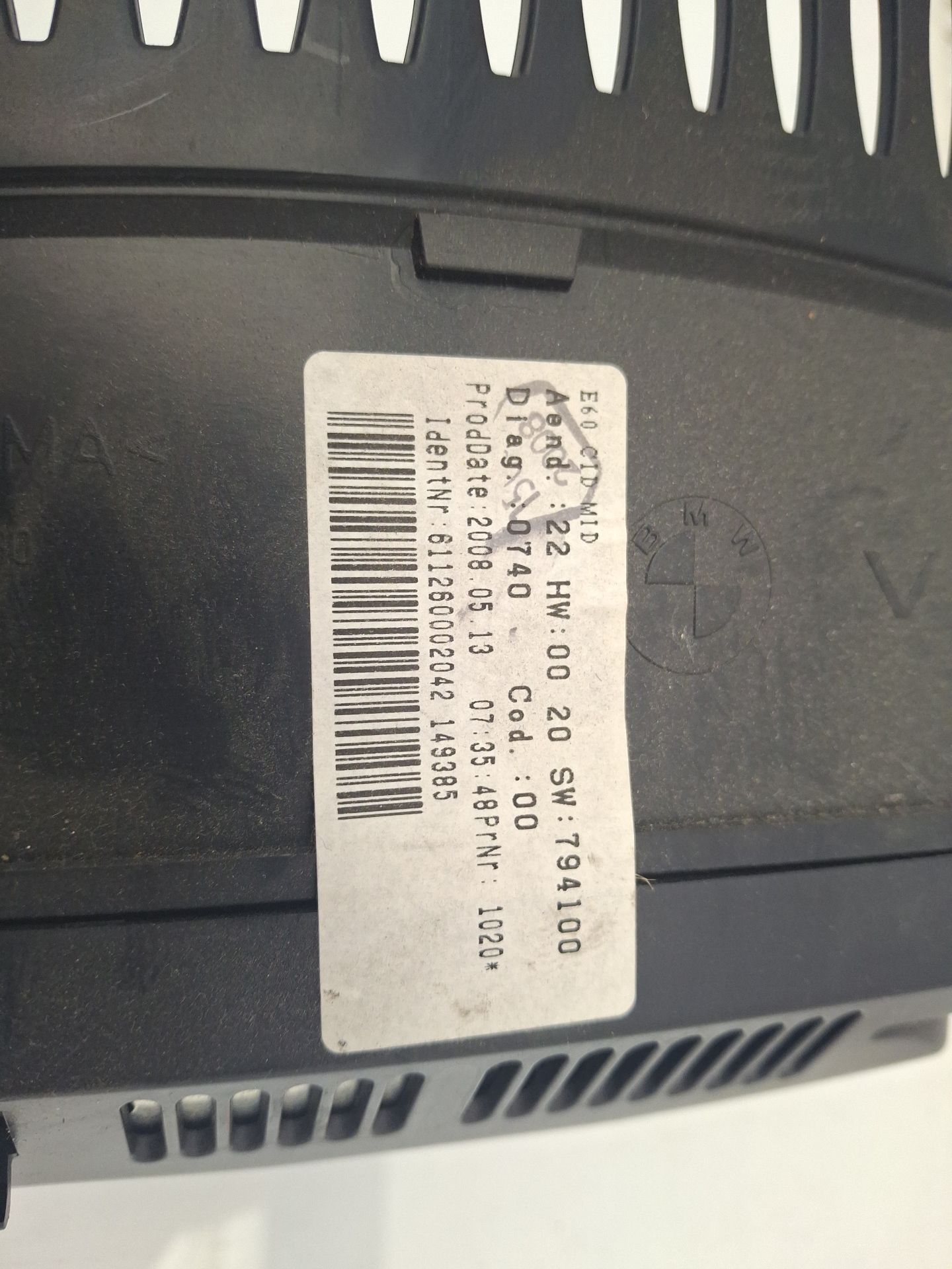 PANTALLA MULTIFUNCION BMW 5 