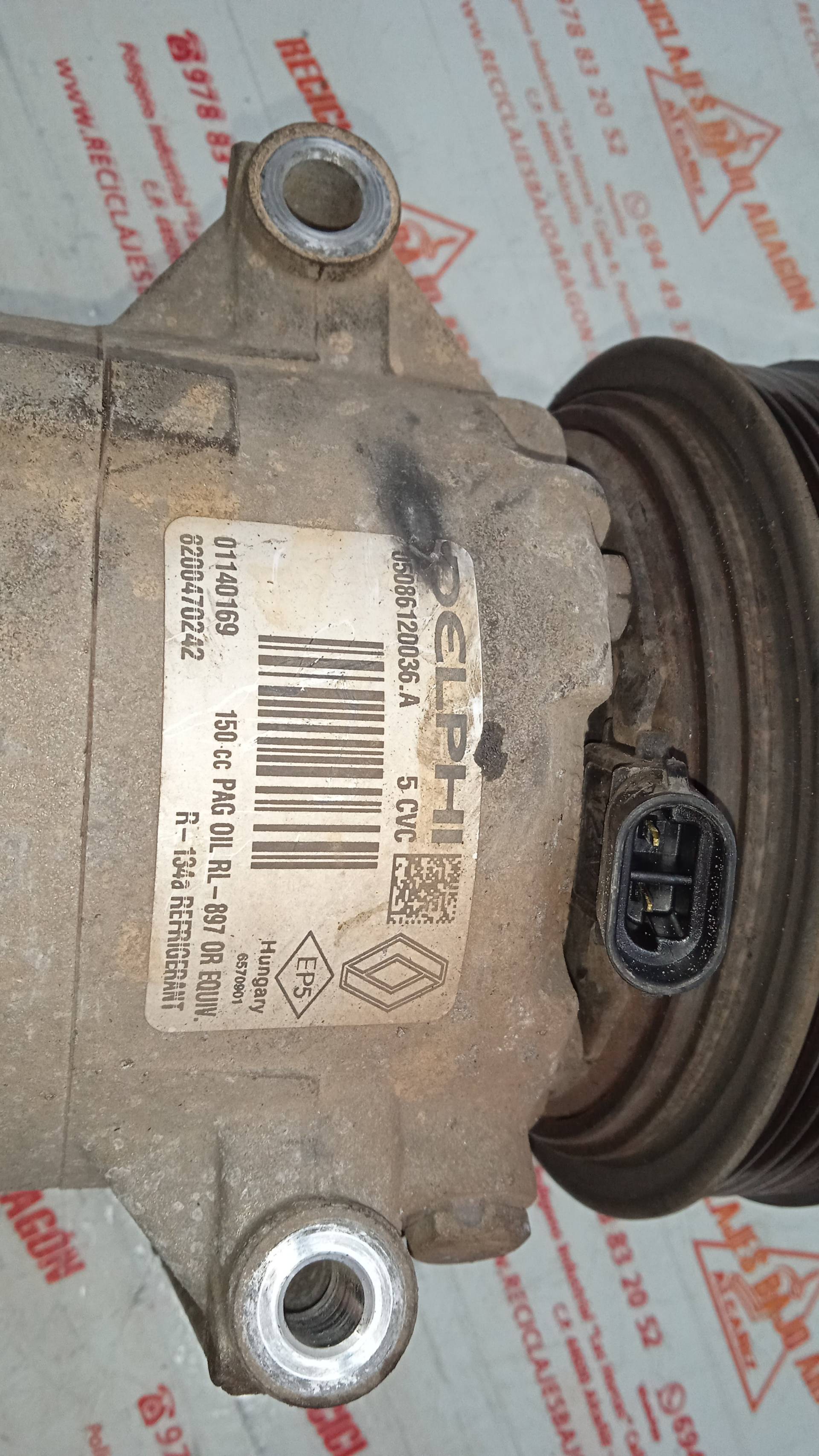 COMPRESOR AIRE ACONDICIONADO RENAULT GRAND K4M D8