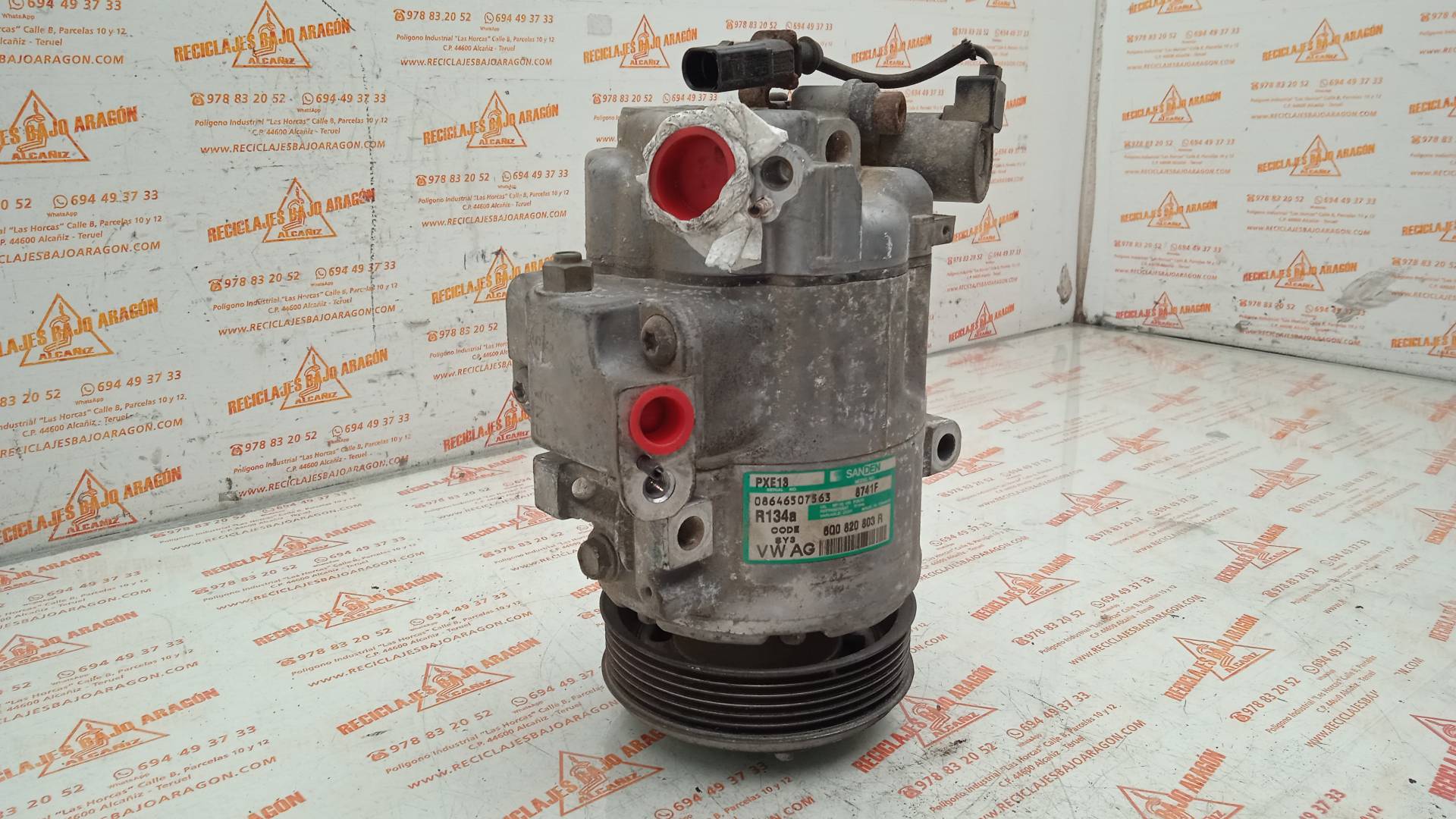 COMPRESOR AIRE ACONDICIONADO VOLKSWAGEN POLO BKY