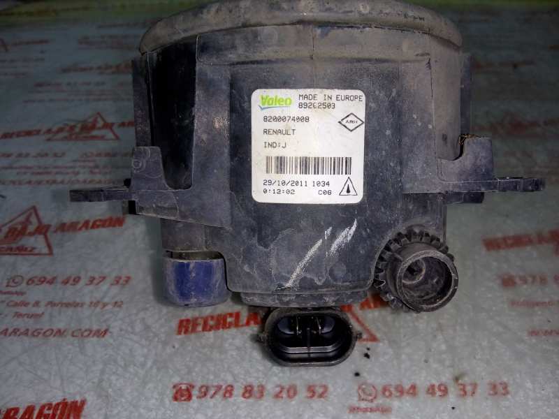 FARO ANTINIEBLA IZQUIERDO RENAULT MEGANE K9K J8