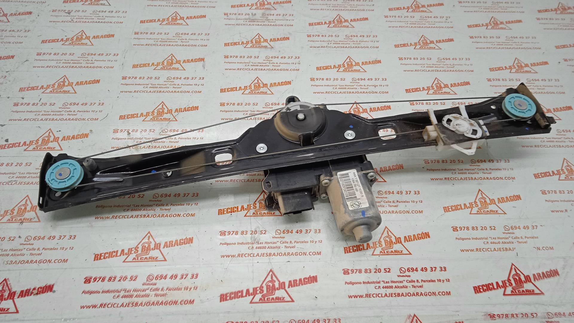 ELEVALUNAS DELANTERO DERECHO CITROEN NEMO 8HS