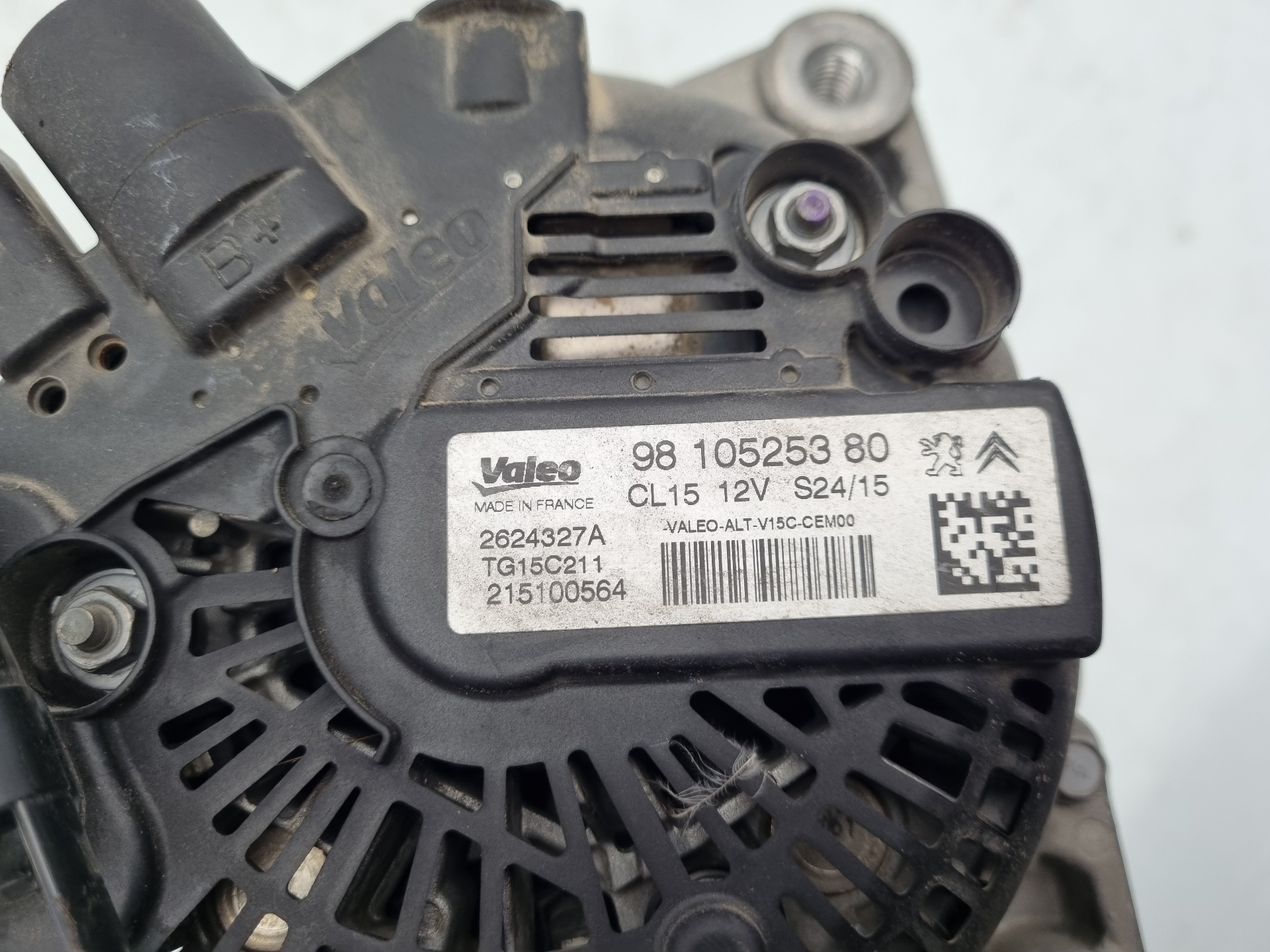ALTERNADOR CITROEN C4 BH02