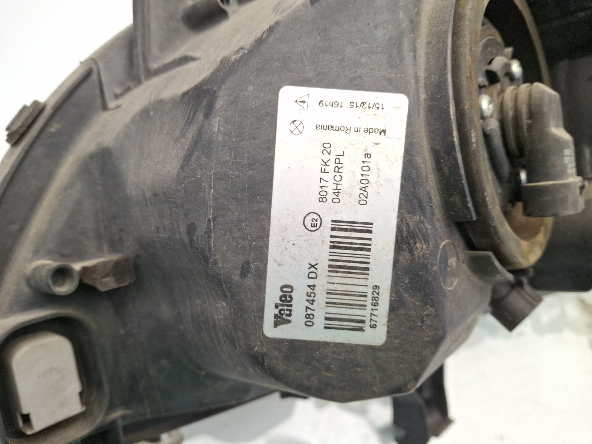 FARO DERECHO OPEL ZAFIRA 